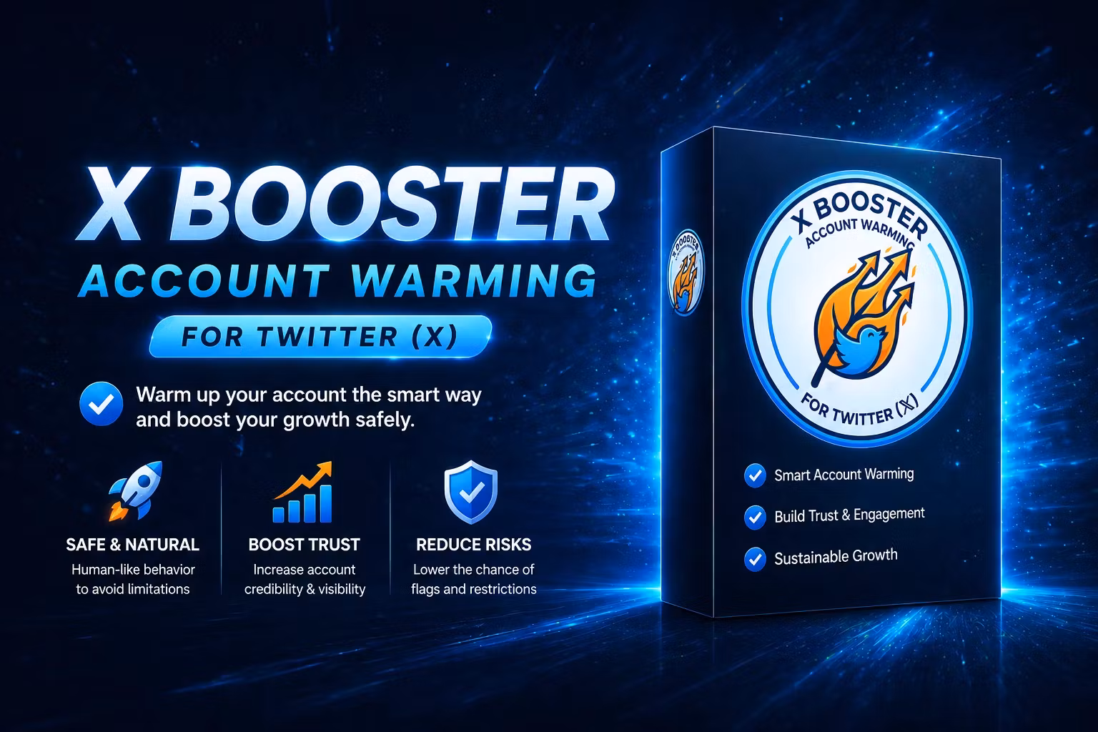 X Booster - Stealth Twitter Account Warmer