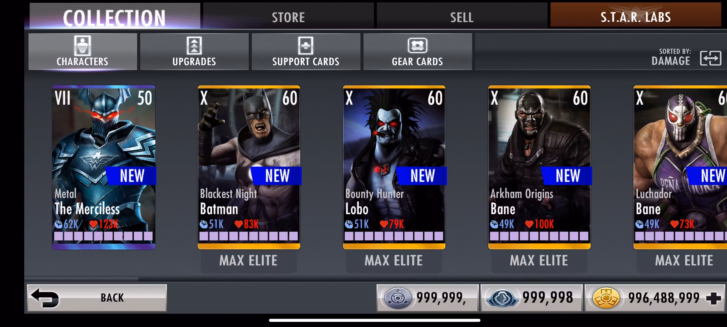 GOD AMONG US MAXED ACCOUNT ANDROID