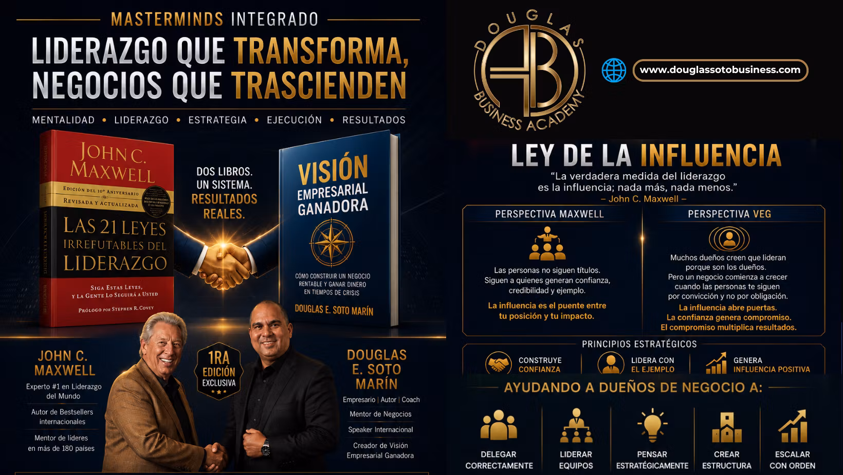 CONVIERTETE EN GANADOR CON EL MASTERMIND INTEGRADO DE LIDERAZGO Y CRECIMIENTO 