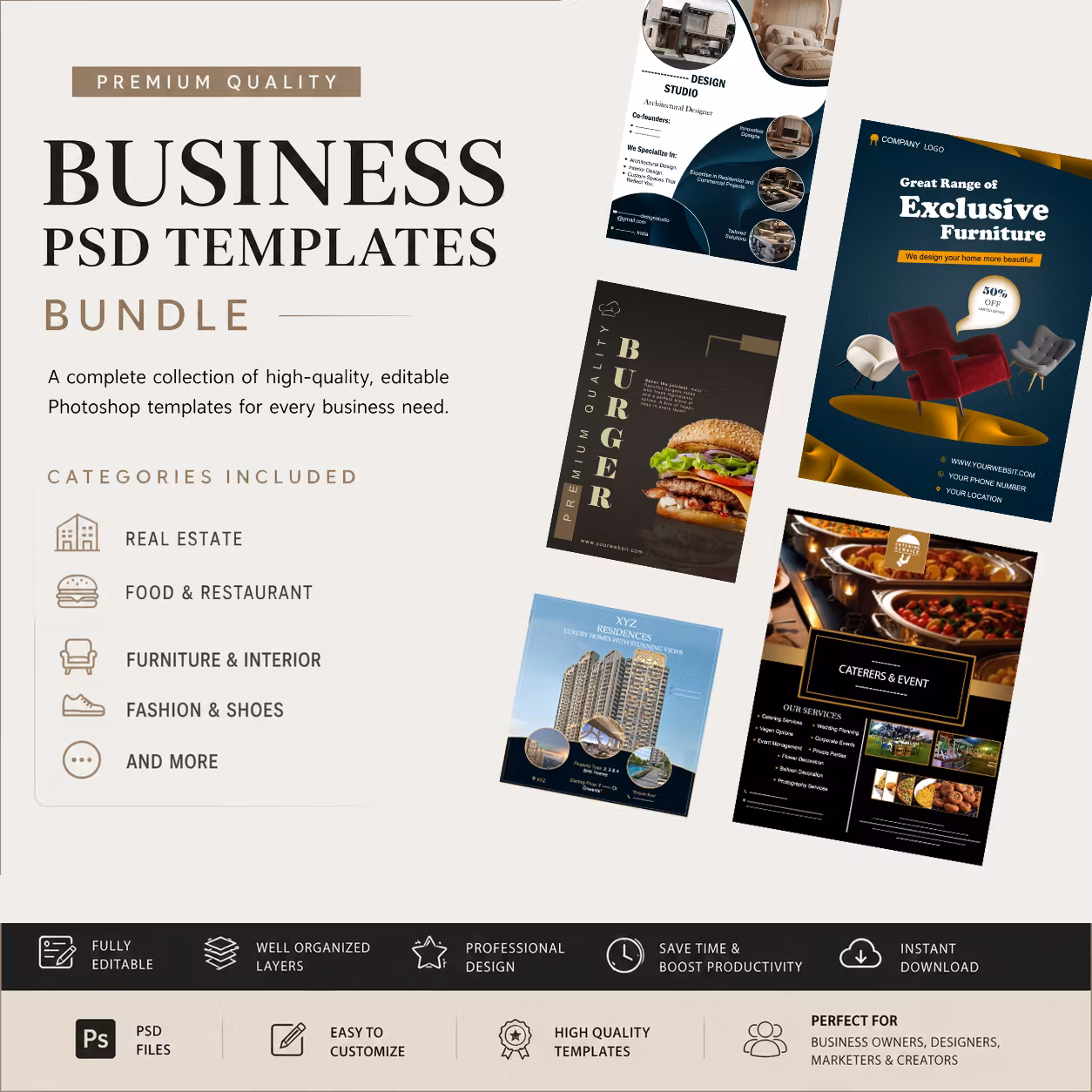Business PSD Templates kit