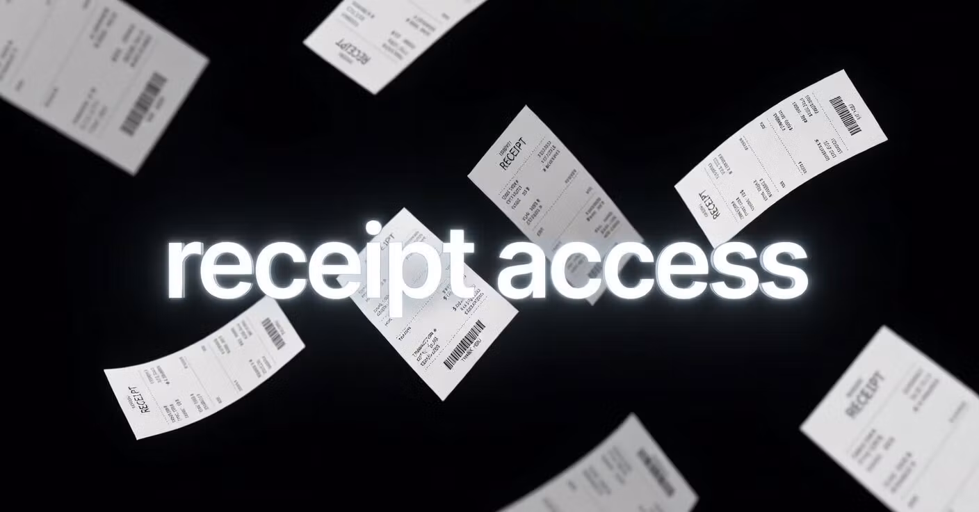 Receipt Access