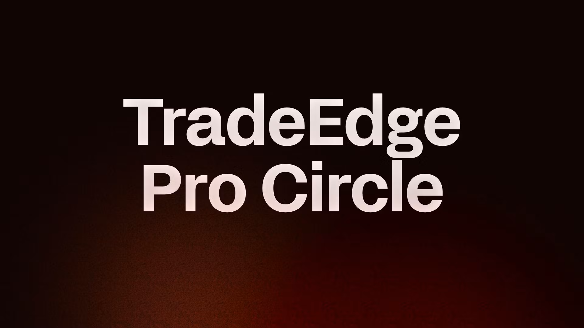 TradeEdge Pro Circle