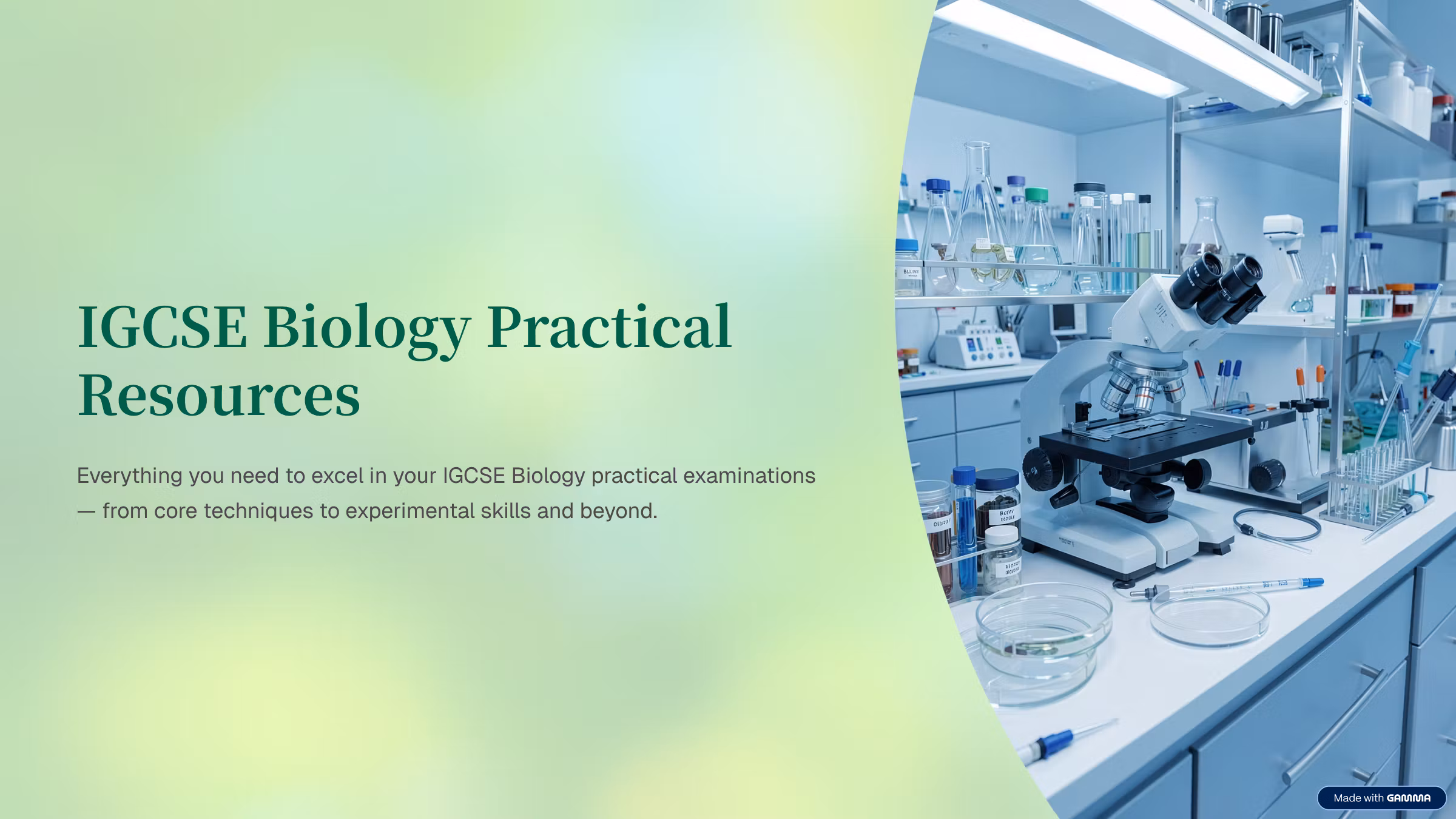 IGCSE Biology Students Answer Calculations With Confidence