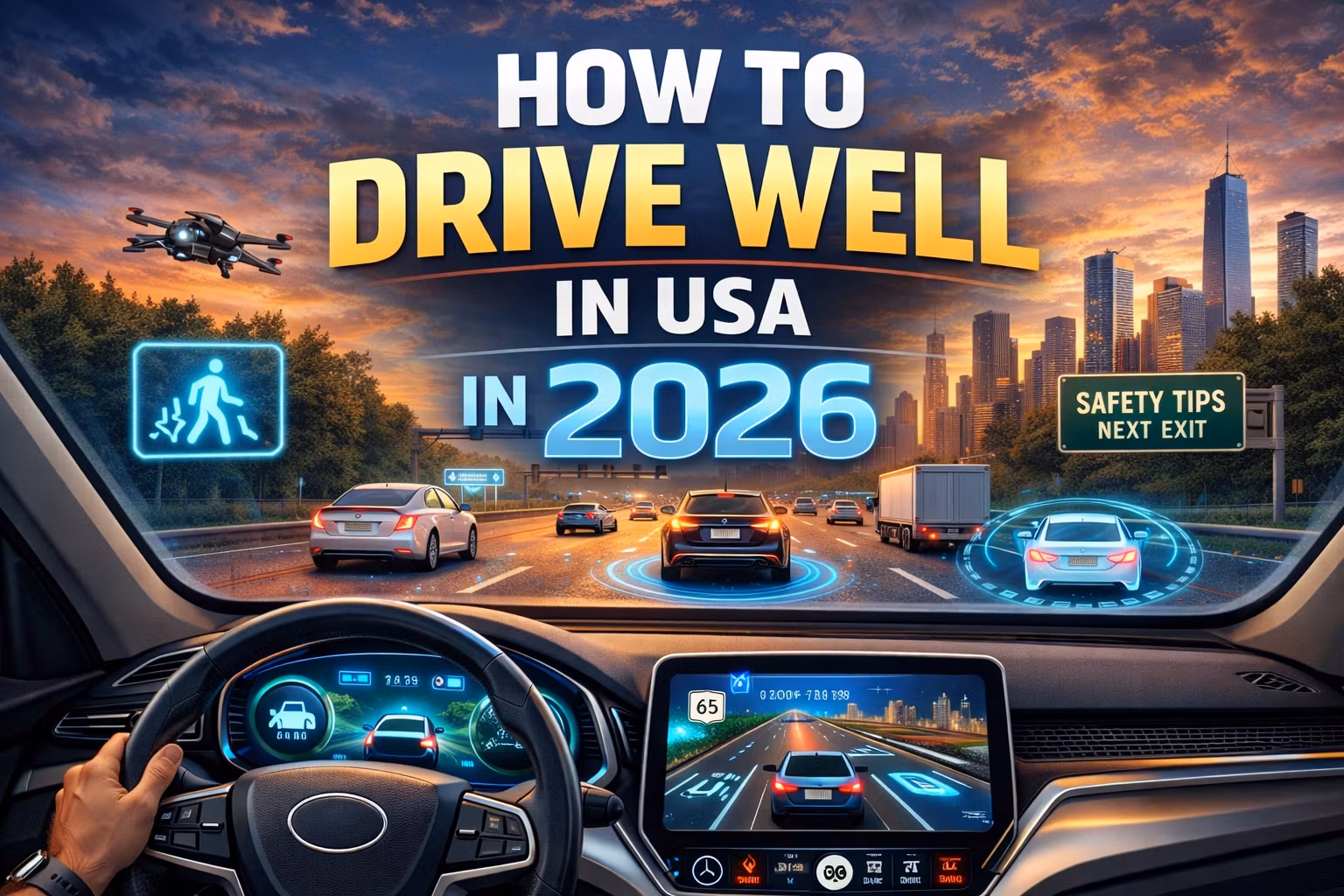 How to drive well in the USA in 2026 ?