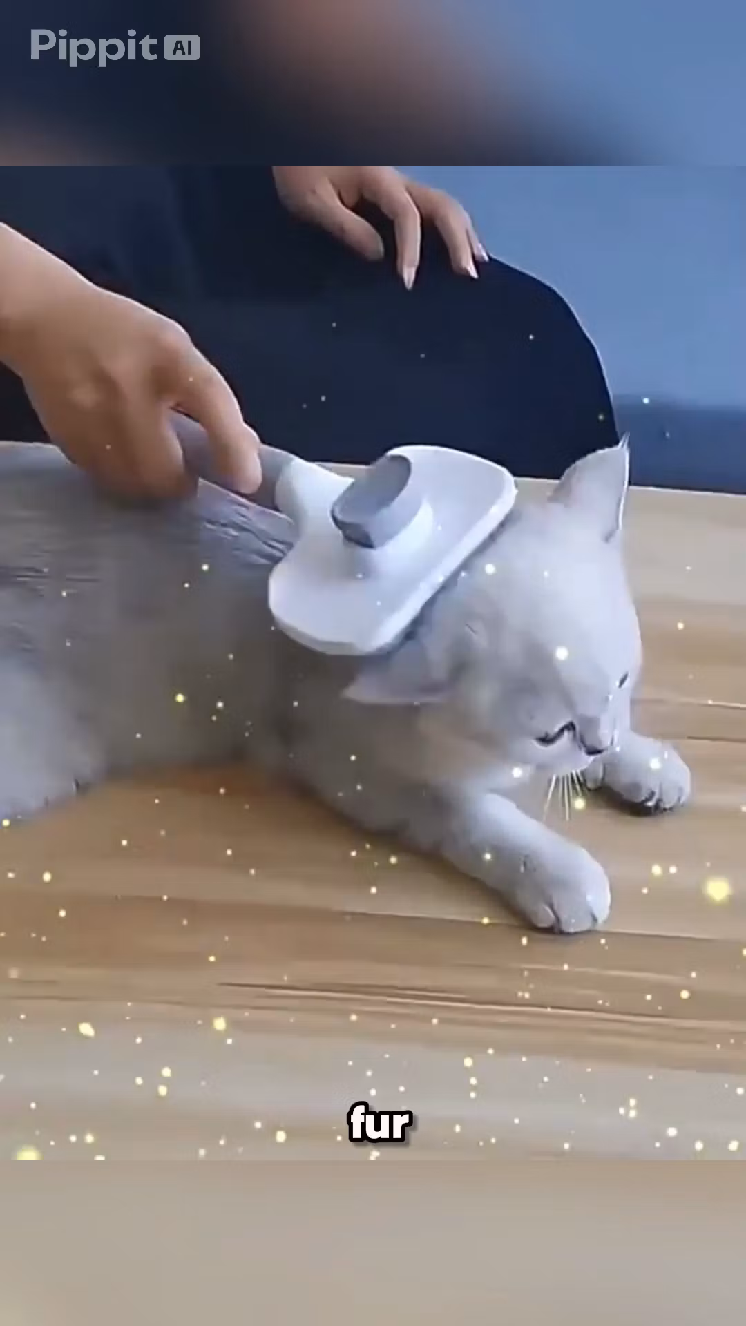 FurGone Self-Cleaning Pet Brush 