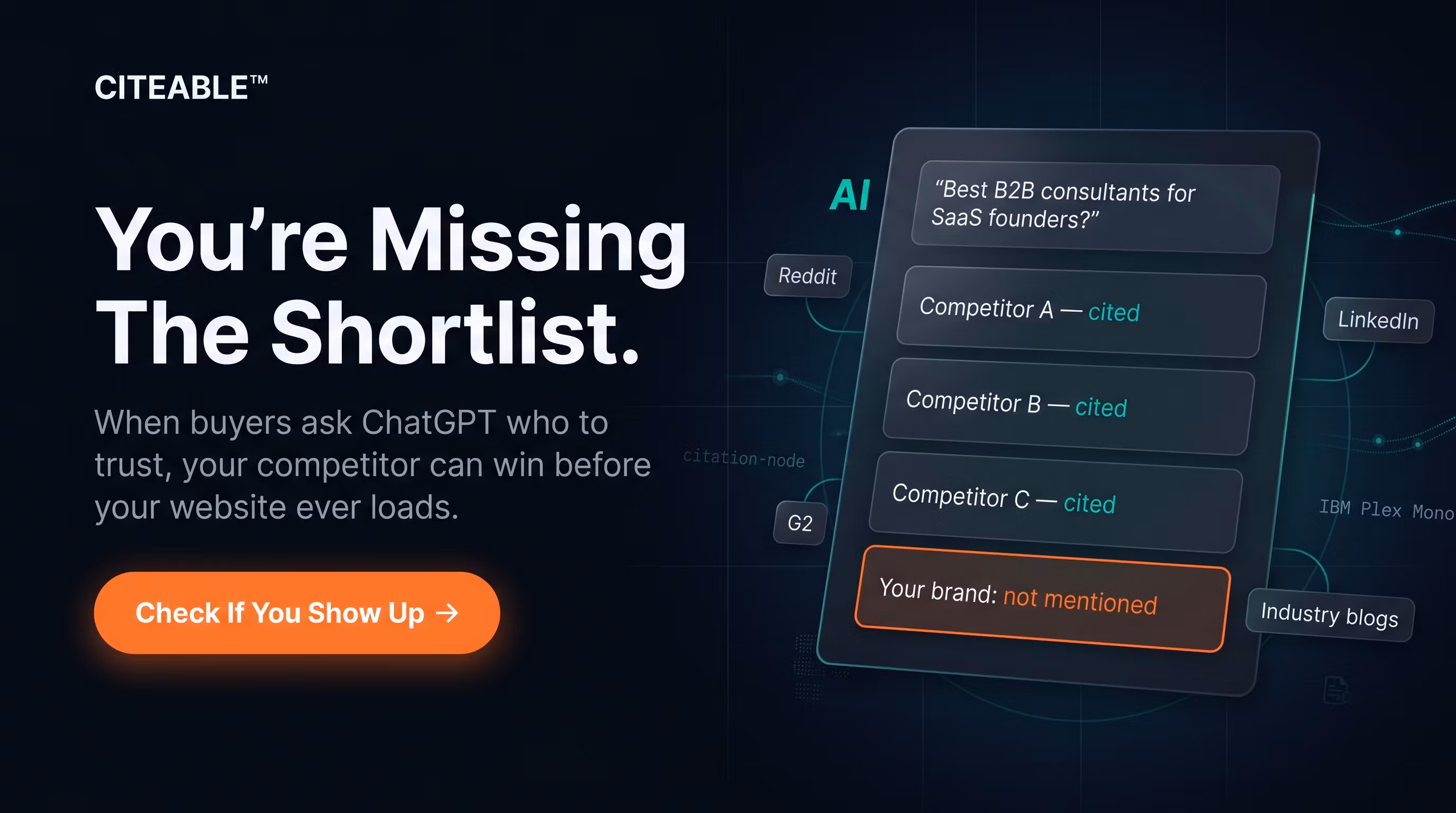 CITEABLE™ AI Visibility Audit Kit for B2B Websites