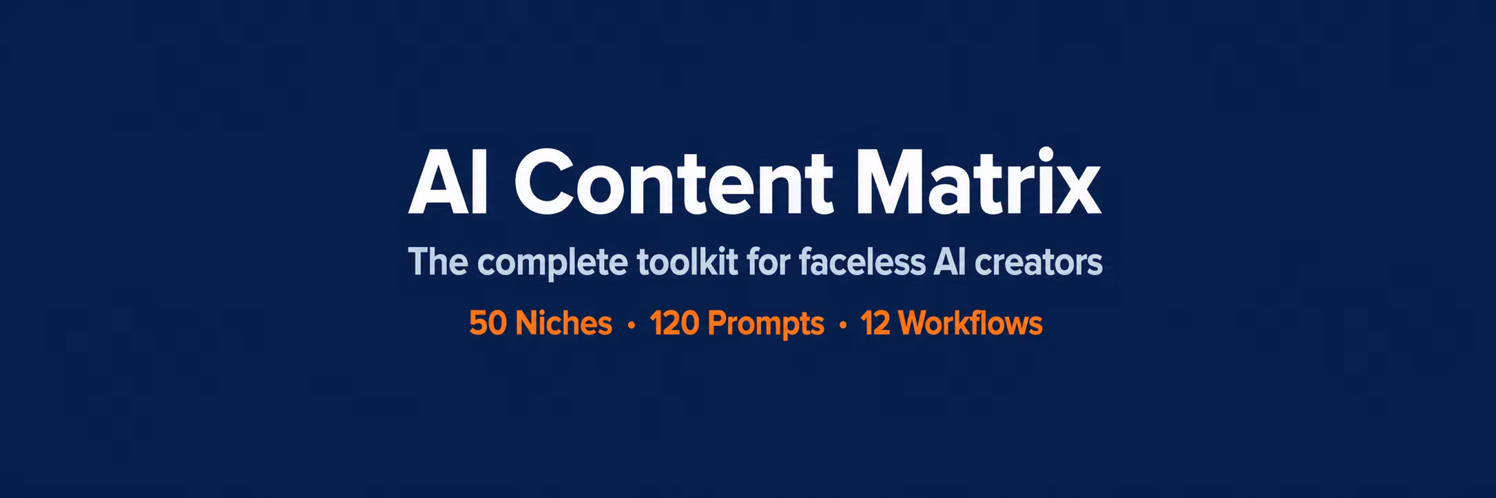 AI Content Matrix