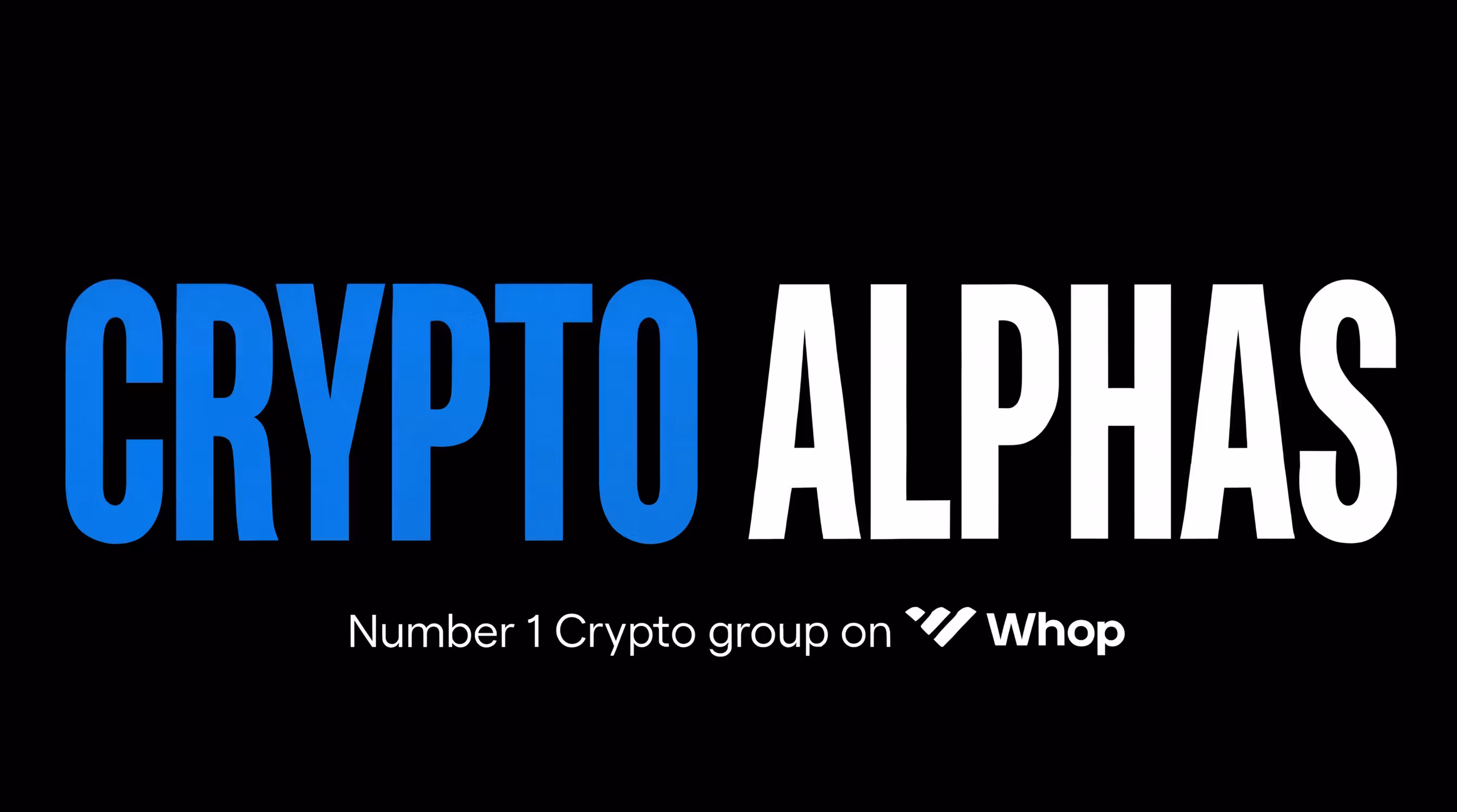 Crypto Alphas