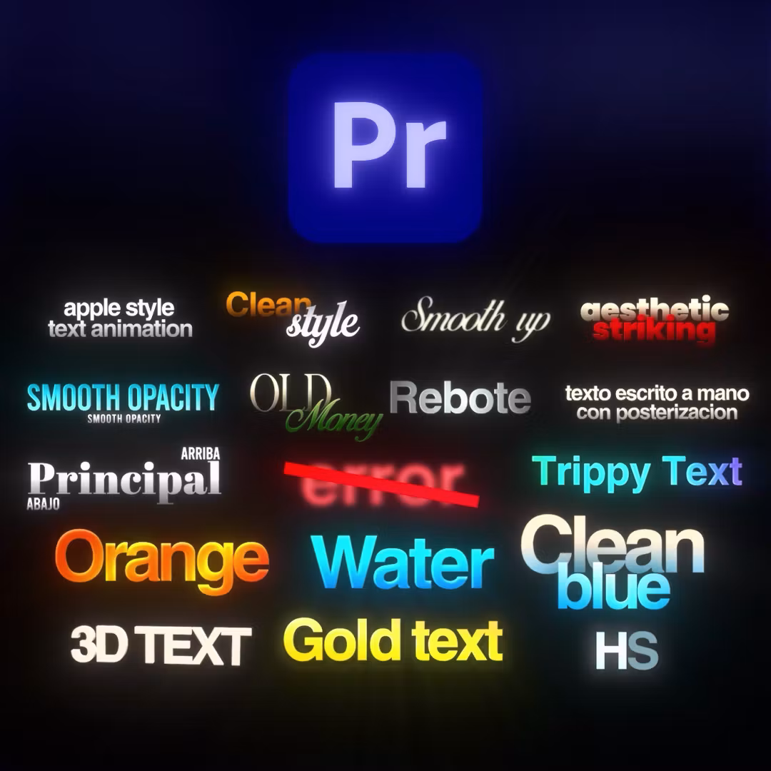 PACK TITULOS PREMIERE PRO