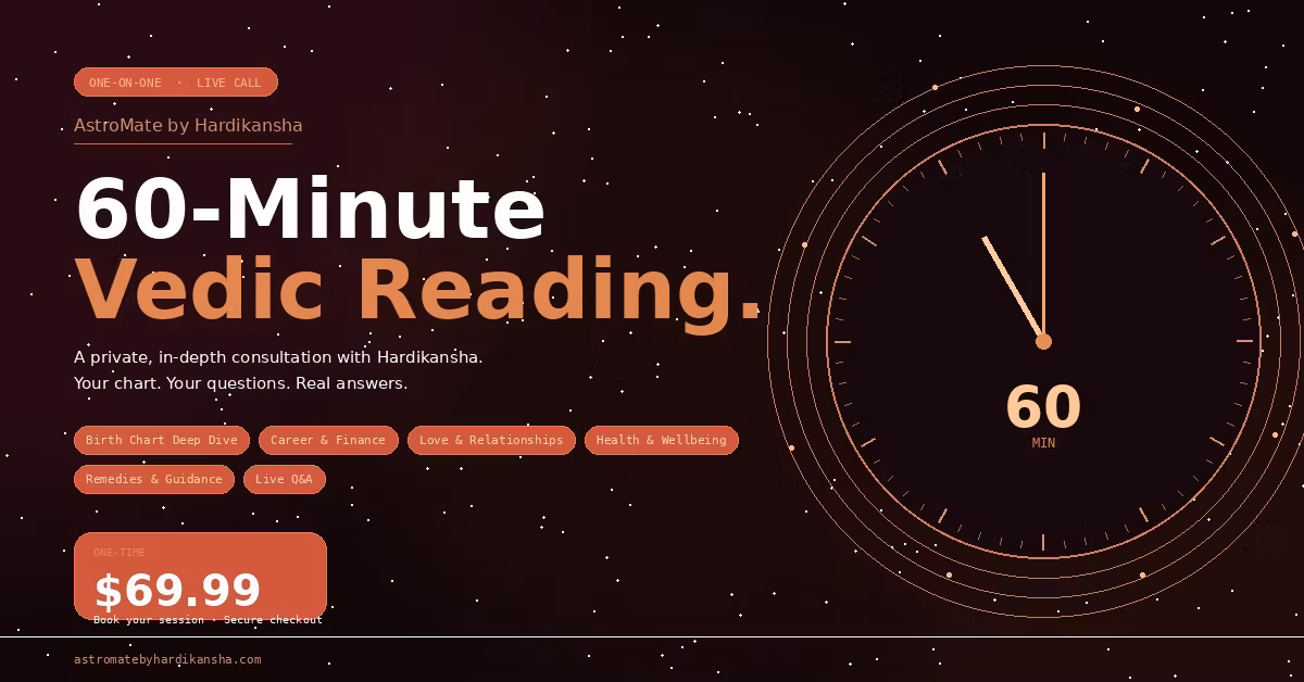 1-on-1 with Astrologer (60 Mins)