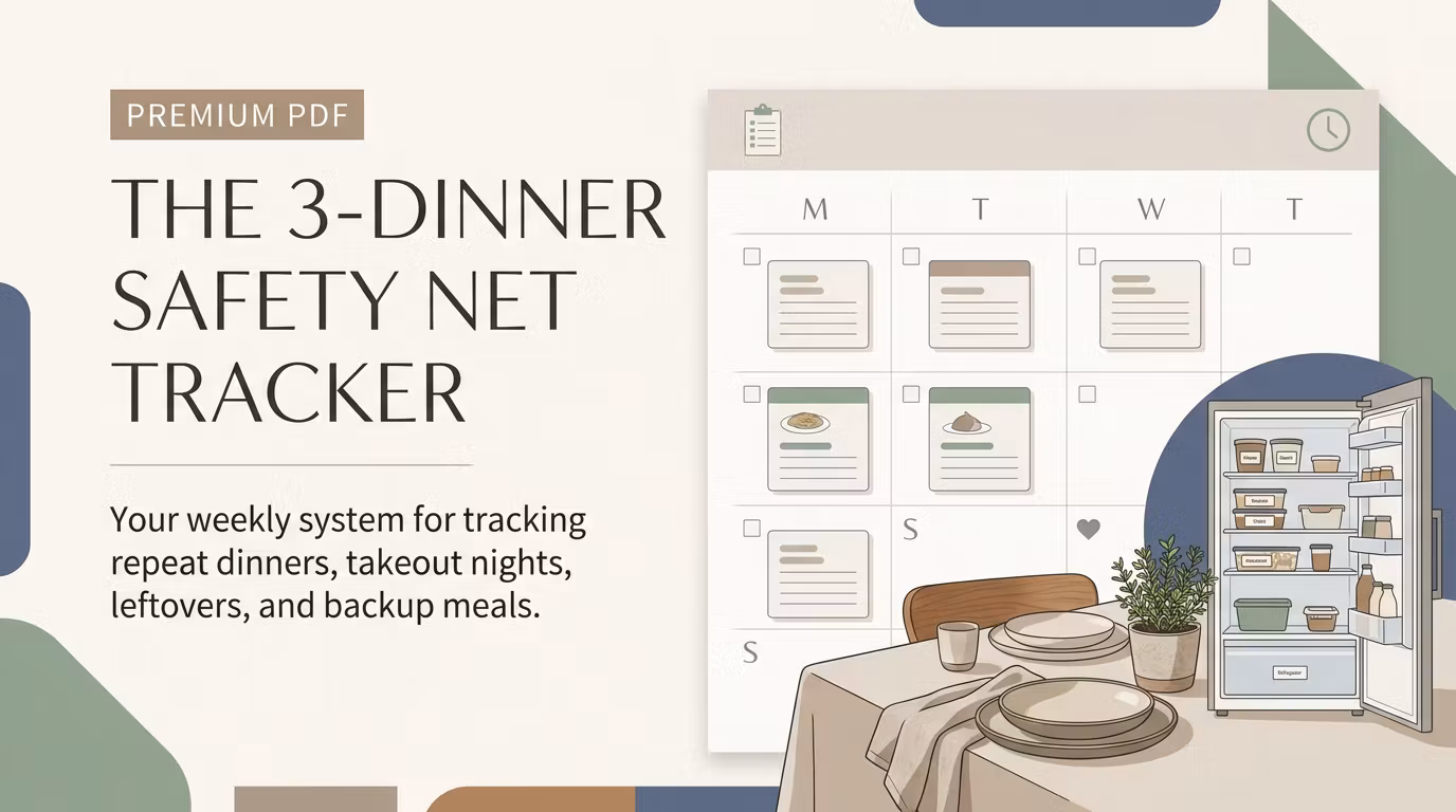 The Weeknight Dinner Cheat Sheet: What to Prep Ahead & What to Do at Dinnertime