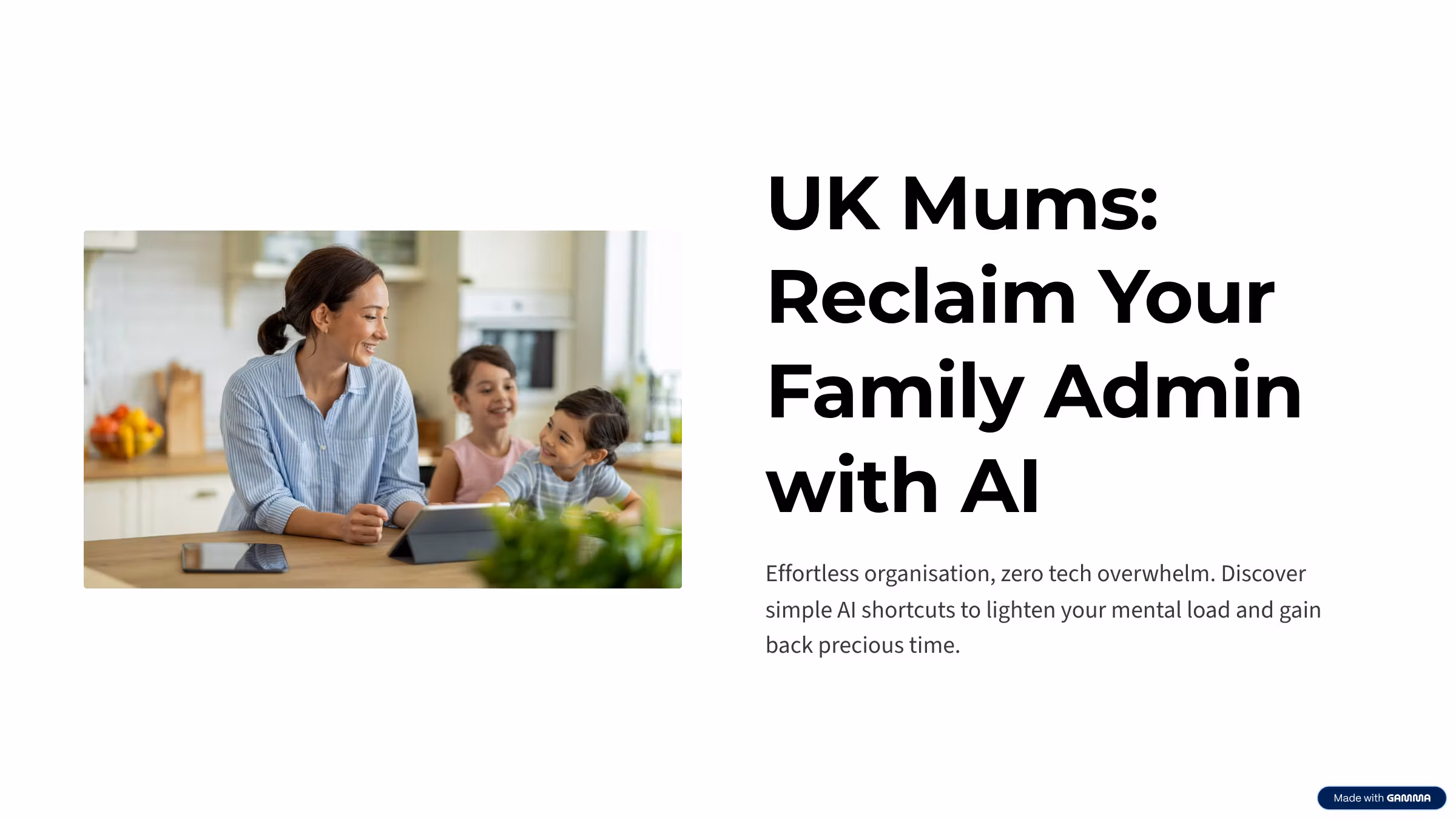 UK Mums Reclaim Family Admin With AI