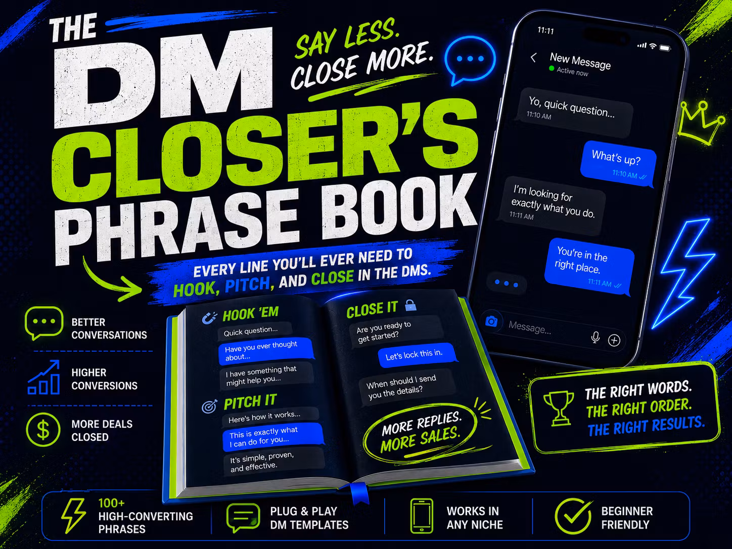 The DM Closer's Phrase Book
