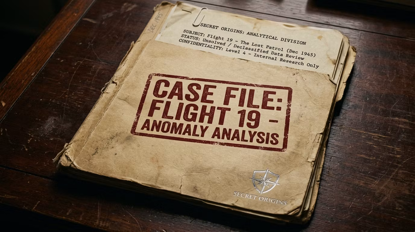 Flight 19: The Declassified 1945 Radio Logs & Magnetic Anomaly Case Study