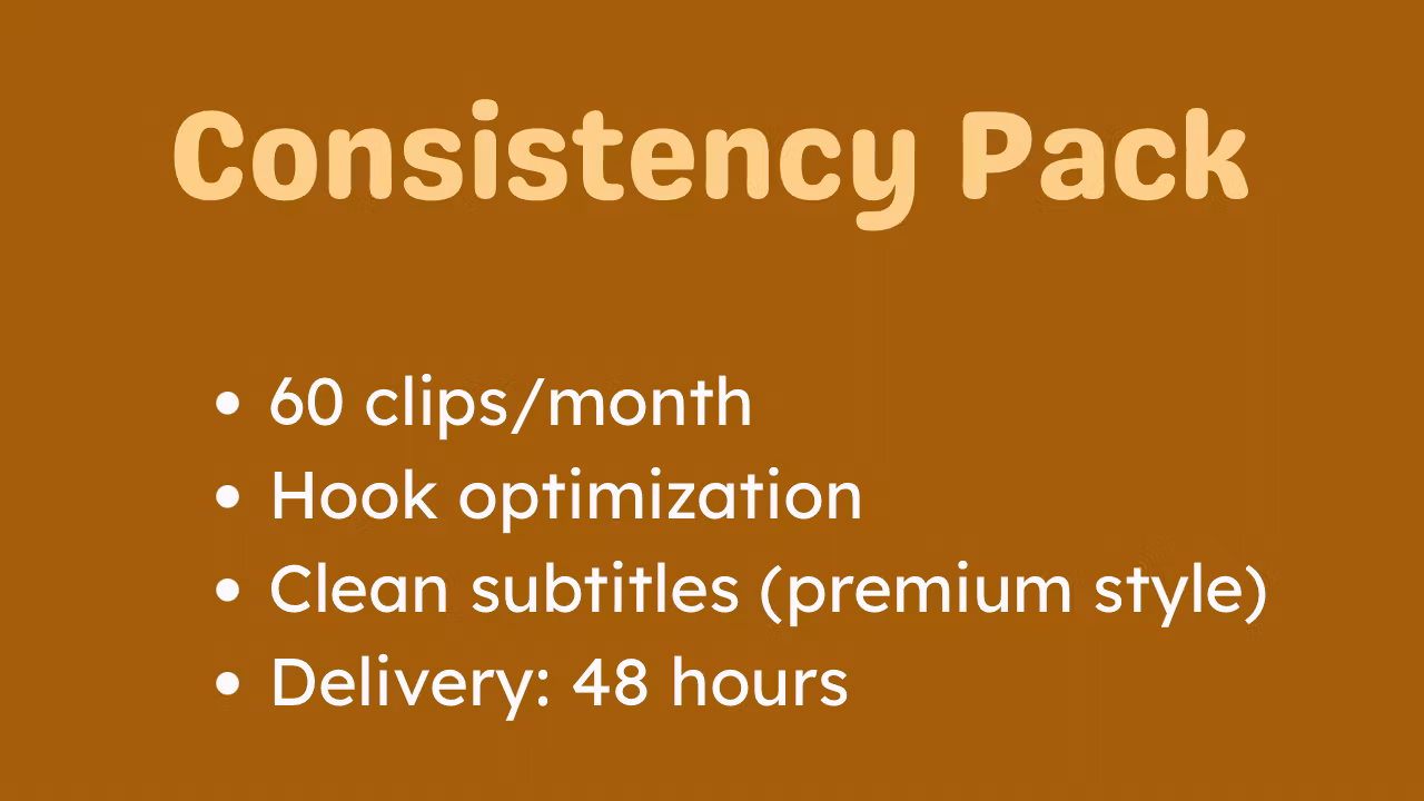 Consistency Pack