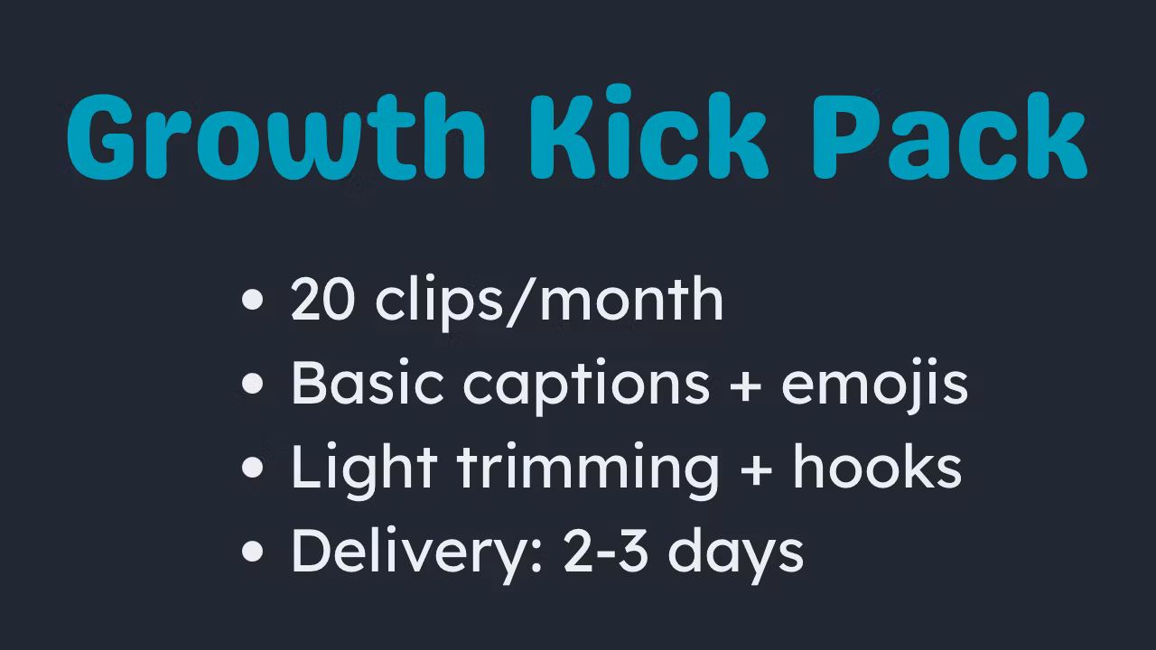 Growth Kick Pack