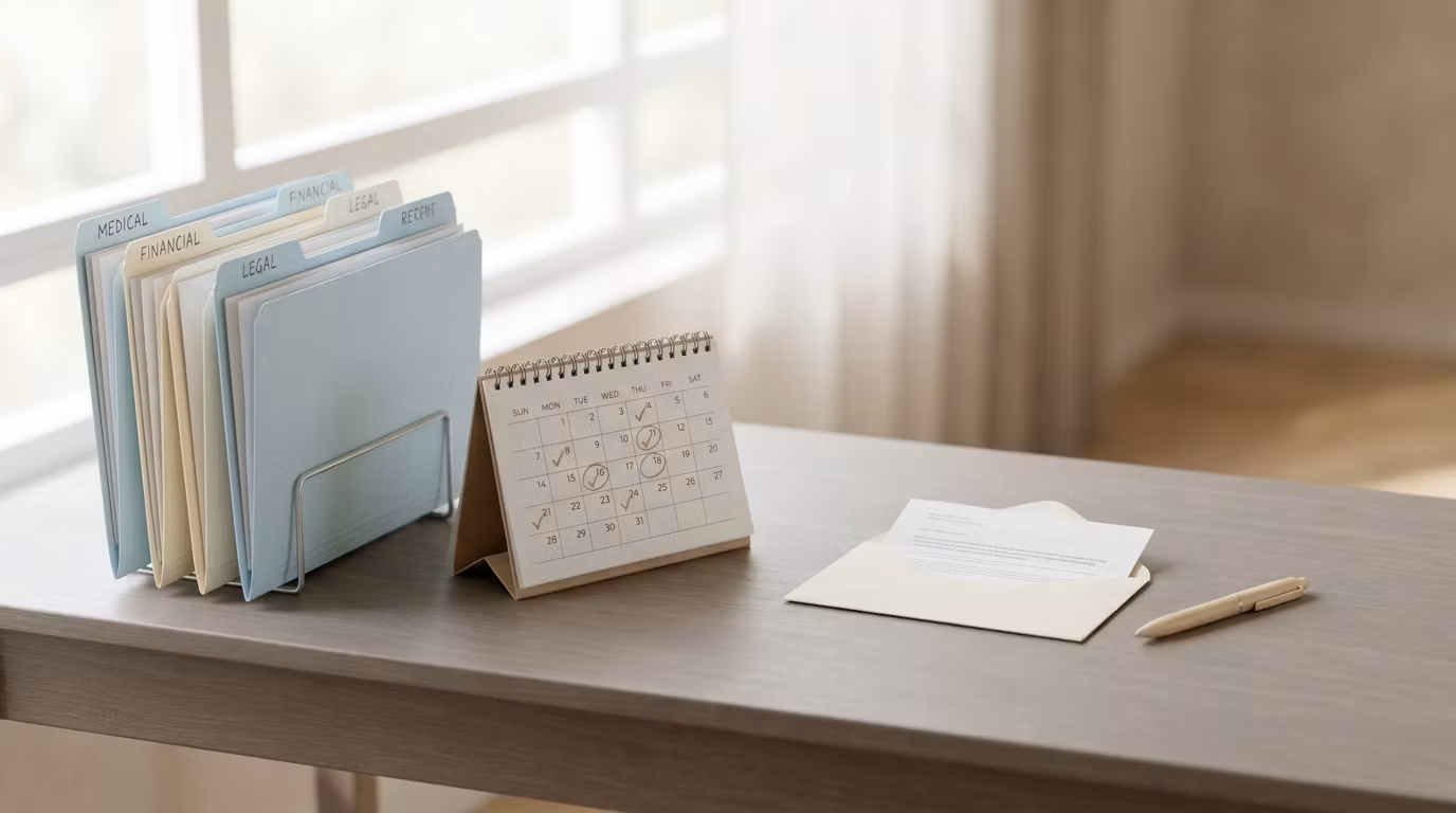 Adult Children Managing Paperwork Without Family Tension