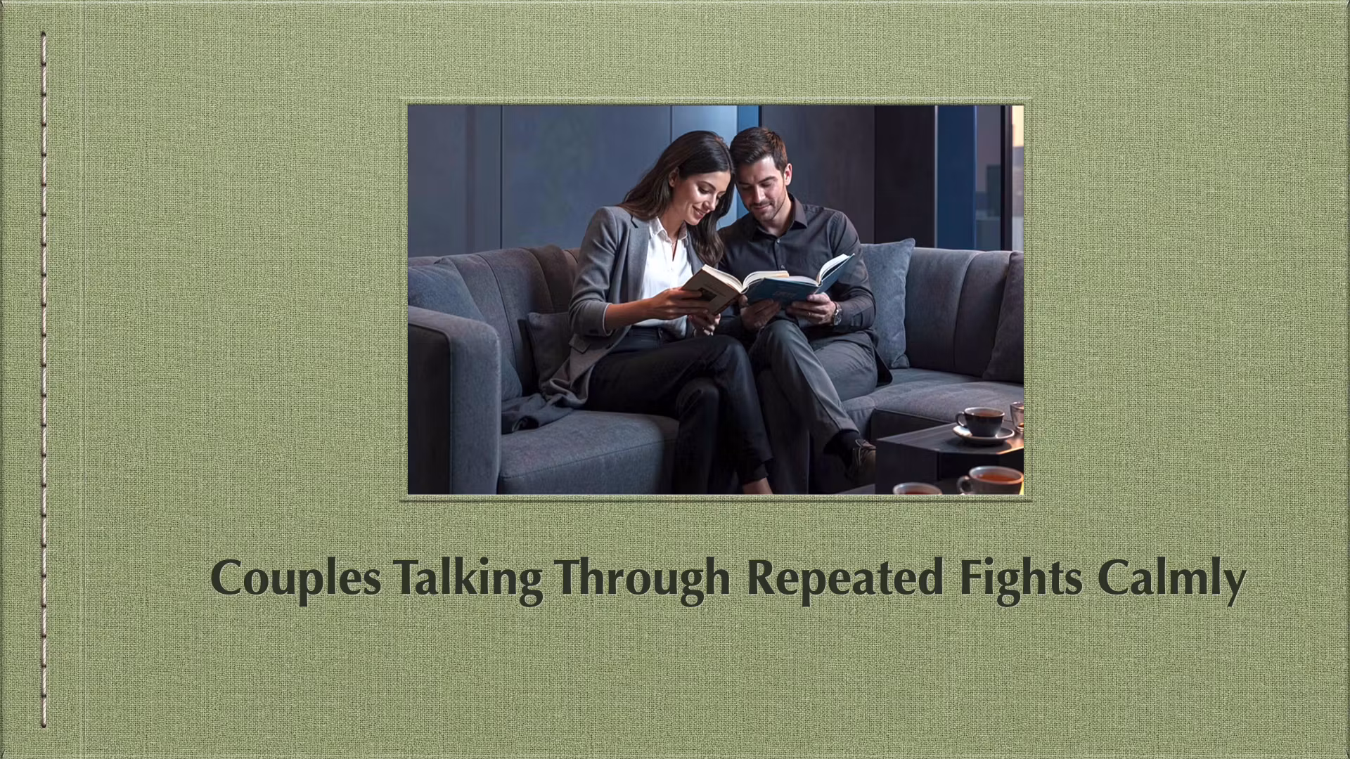 Couples Talking Through Repeated Fights Calmly