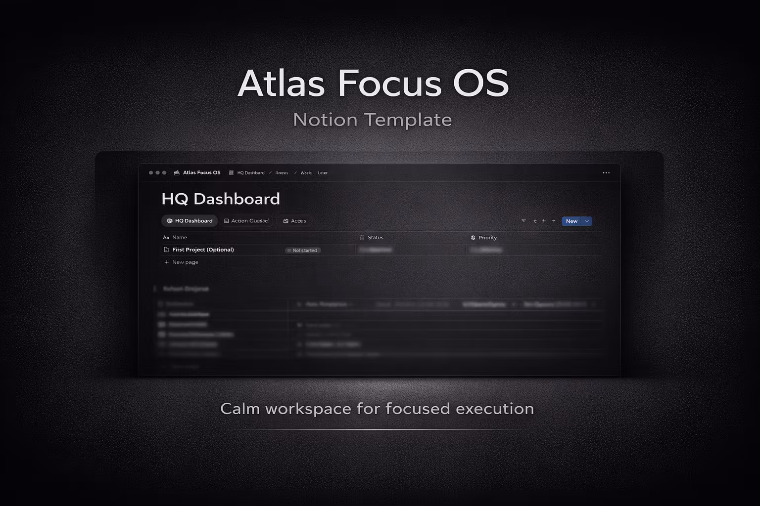 Atlas Focus OS – Basic Access