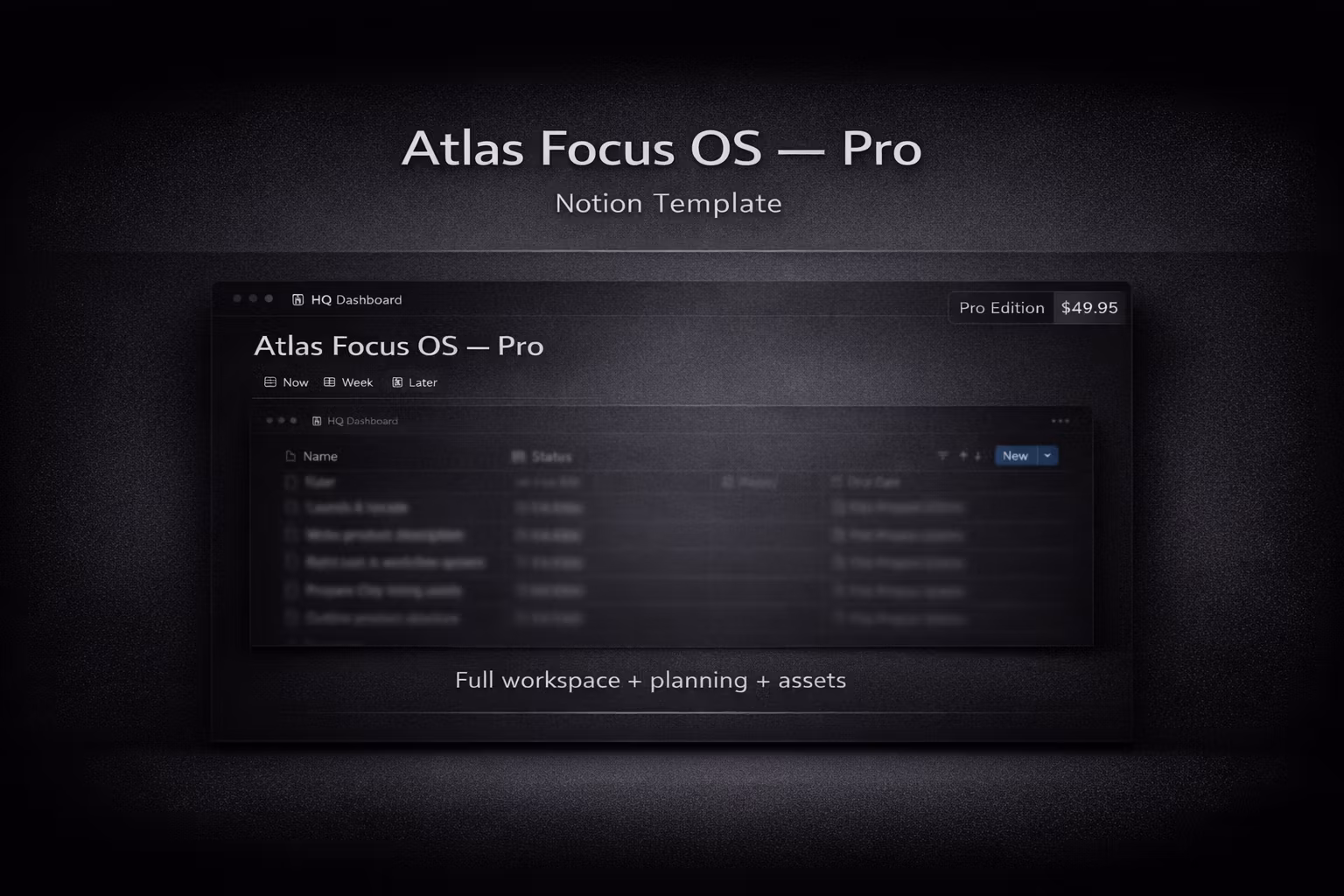 Atlas Focus OS – Pro Access
