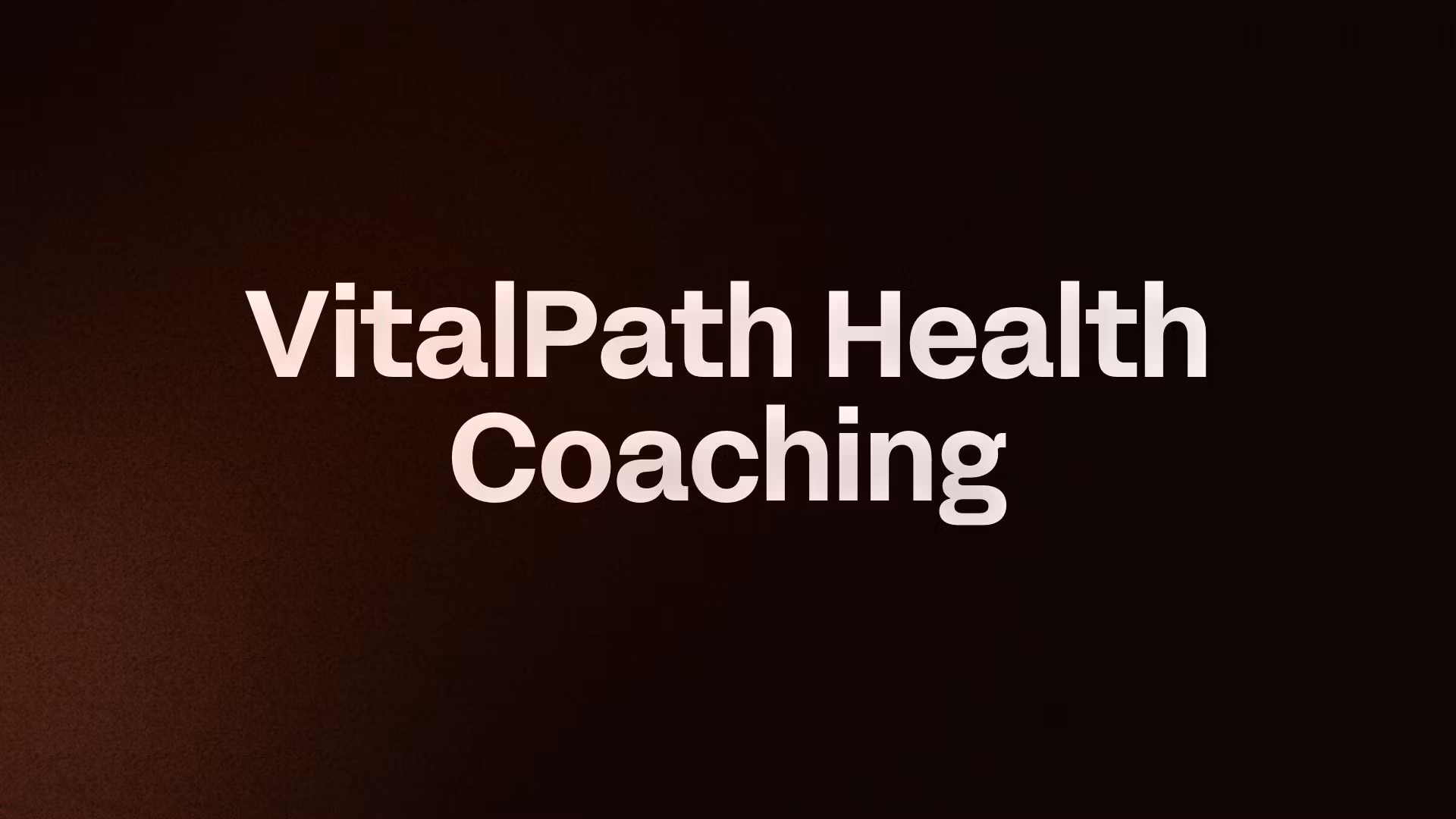 VitalPath Health Coaching