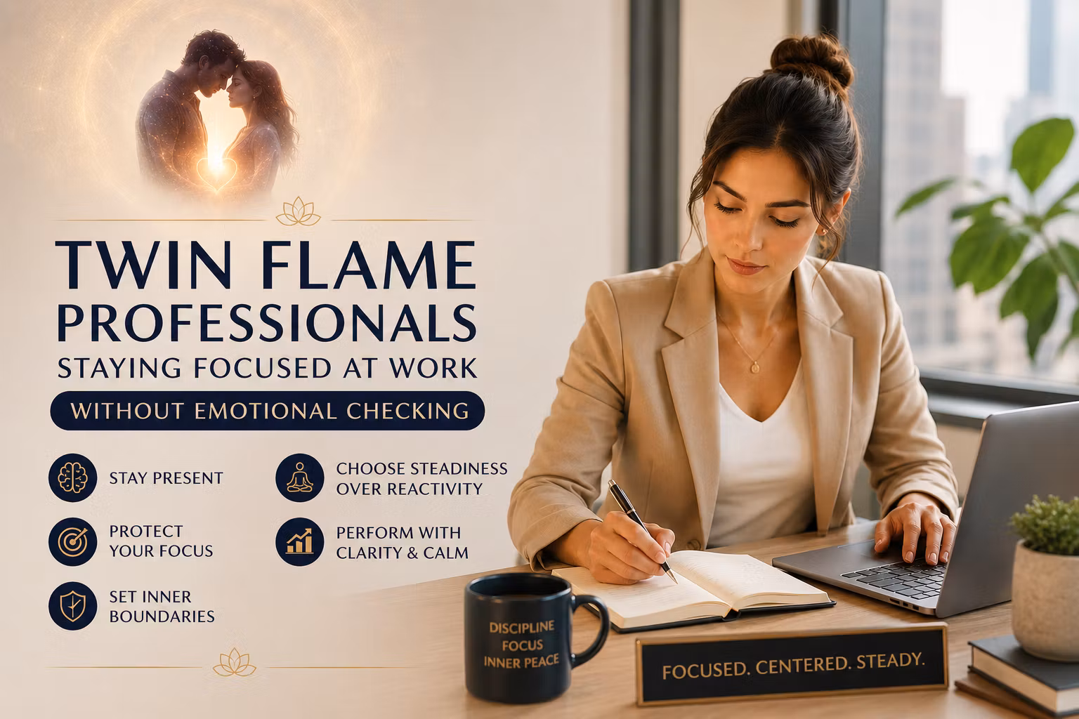 Twin Flame Professionals Staying Focused at Work Without Emotional Checking