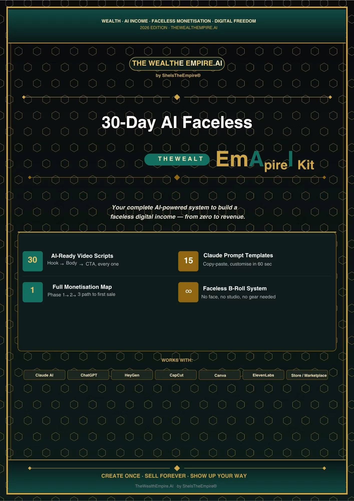 30-Day Faceless Digital Empire Kit