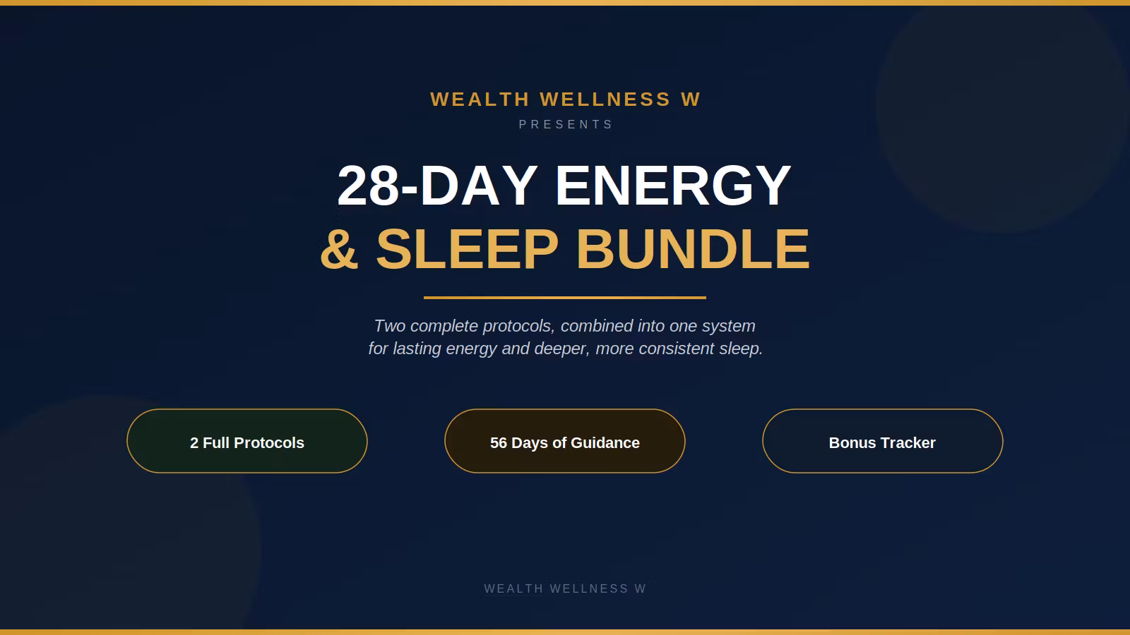 The 28-Day Energy & Sleep Transformation Bundle