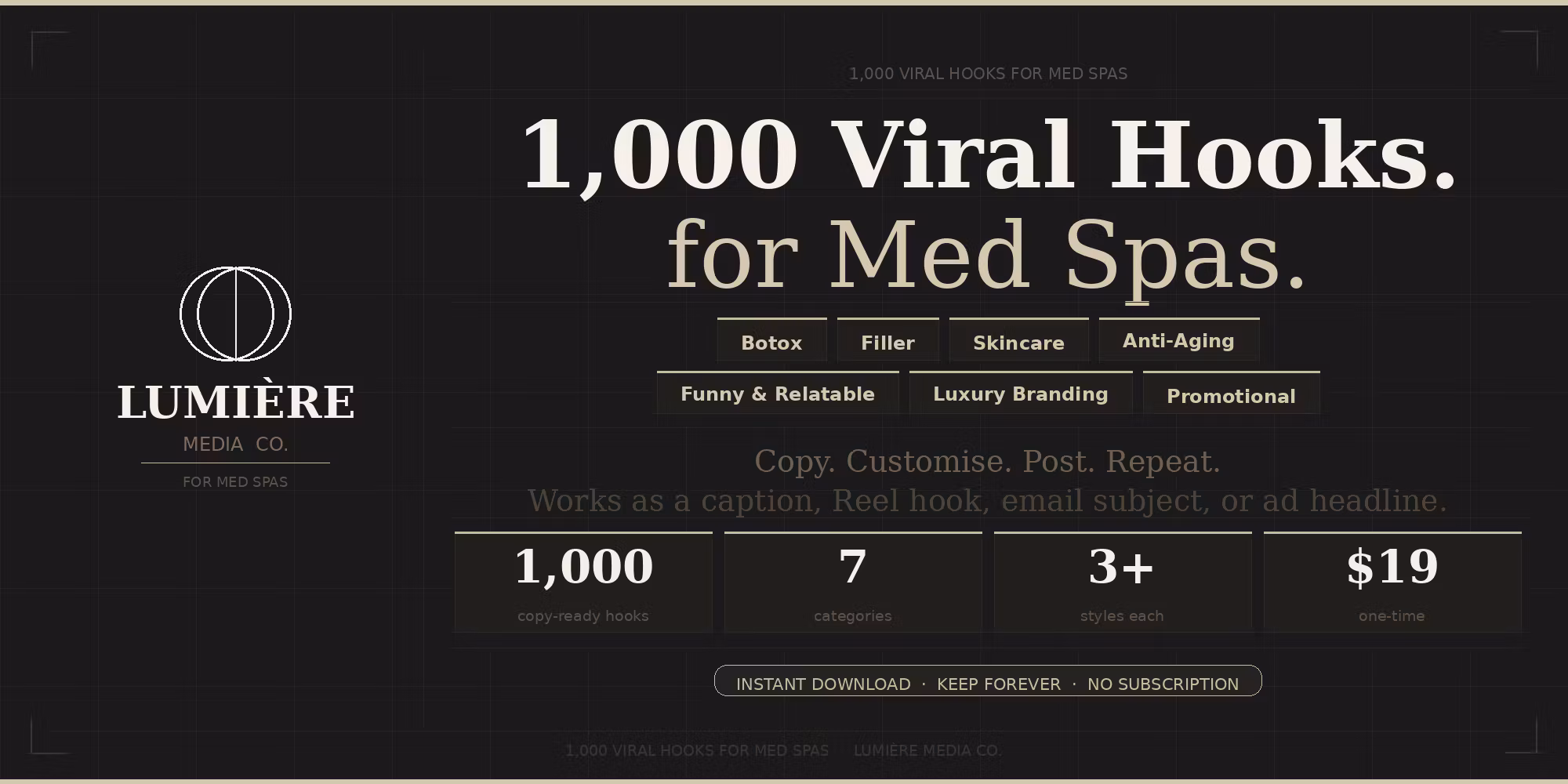 1,000 Viral Hooks for Med Spas