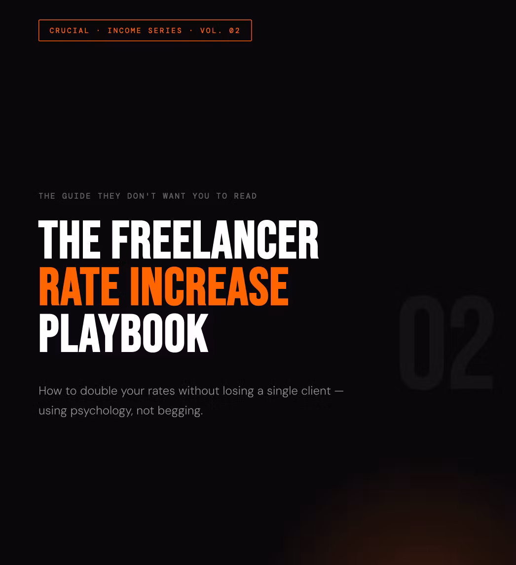 The Freelancer Rate Increase Playbook — Double Your Rates Without Losing Clients