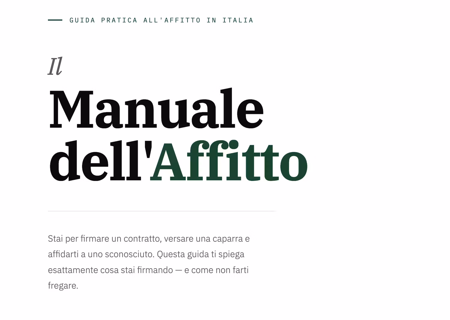 Le 7 Clausole che ti Fanno Perdere Soldi Quando Affitti Casa in Italia
