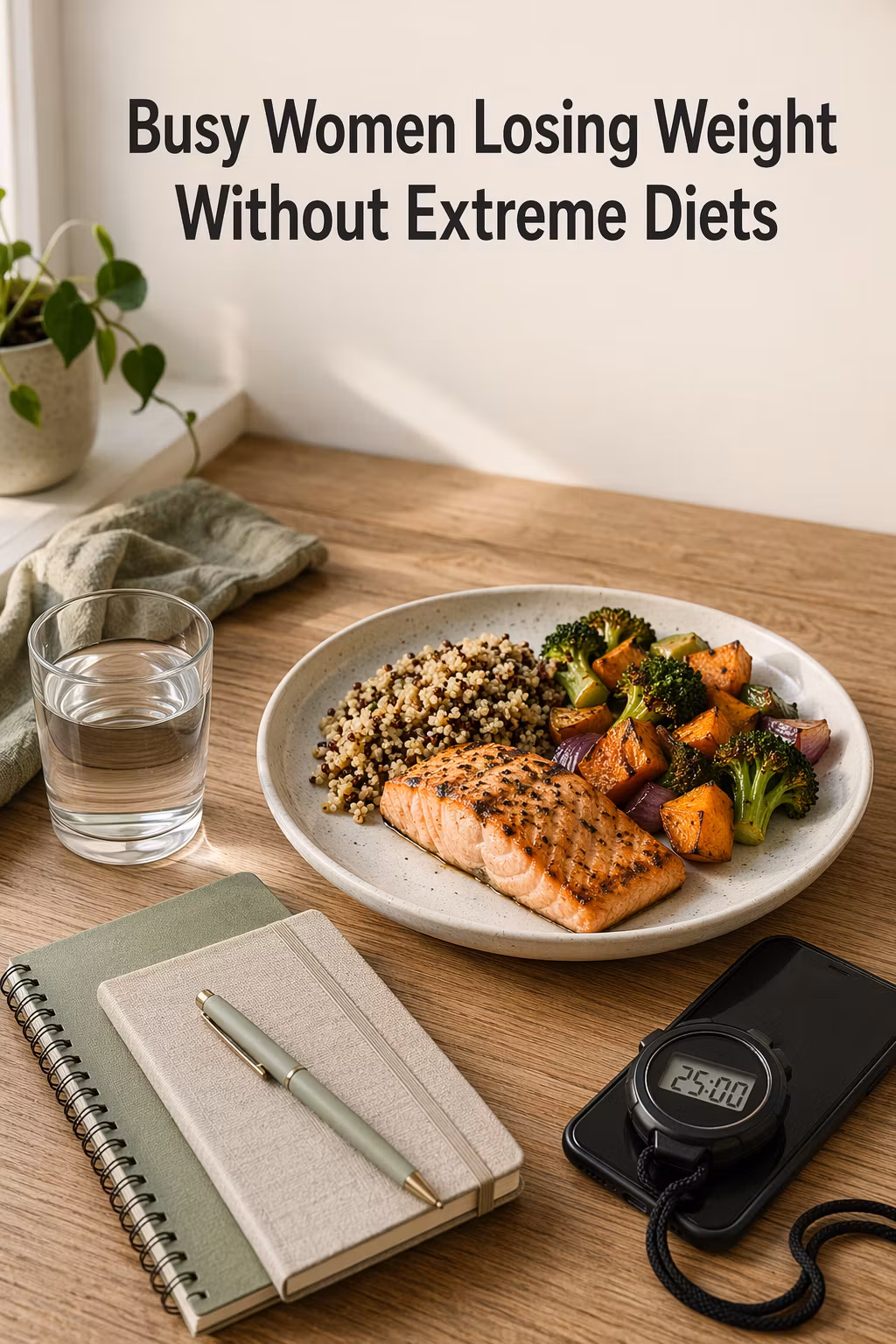 Busy Women Losing Weight Without Extreme Diets