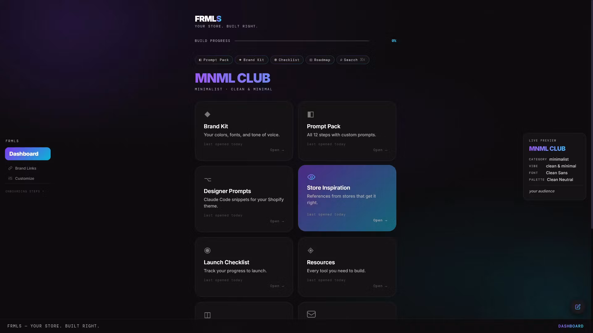  FRMLS — Brand Identity System