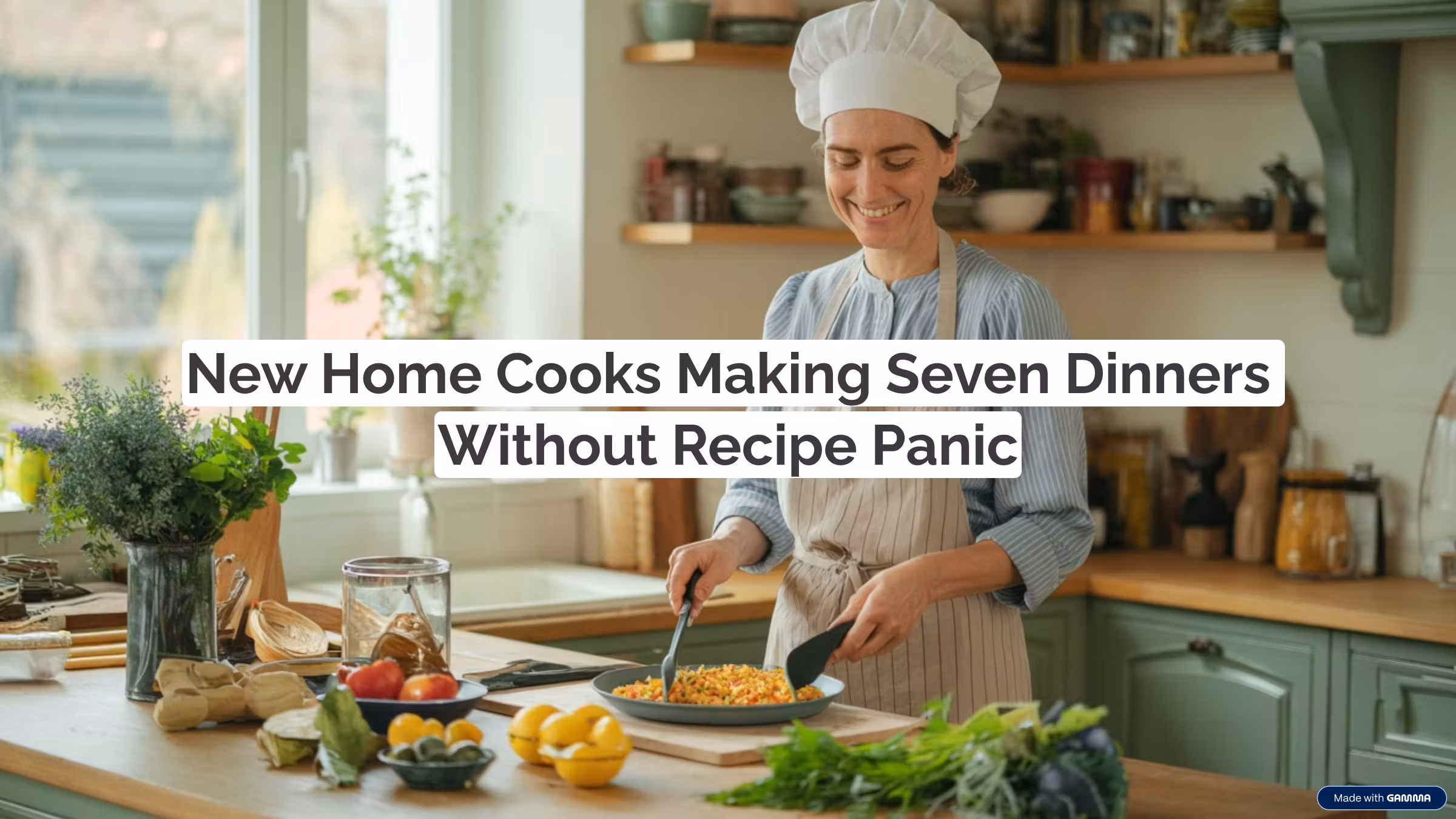 New Home Cooks Making Seven Dinners Without Recipe Panic