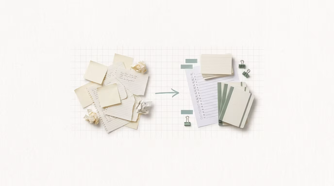 Scattered Notes to Action Kit