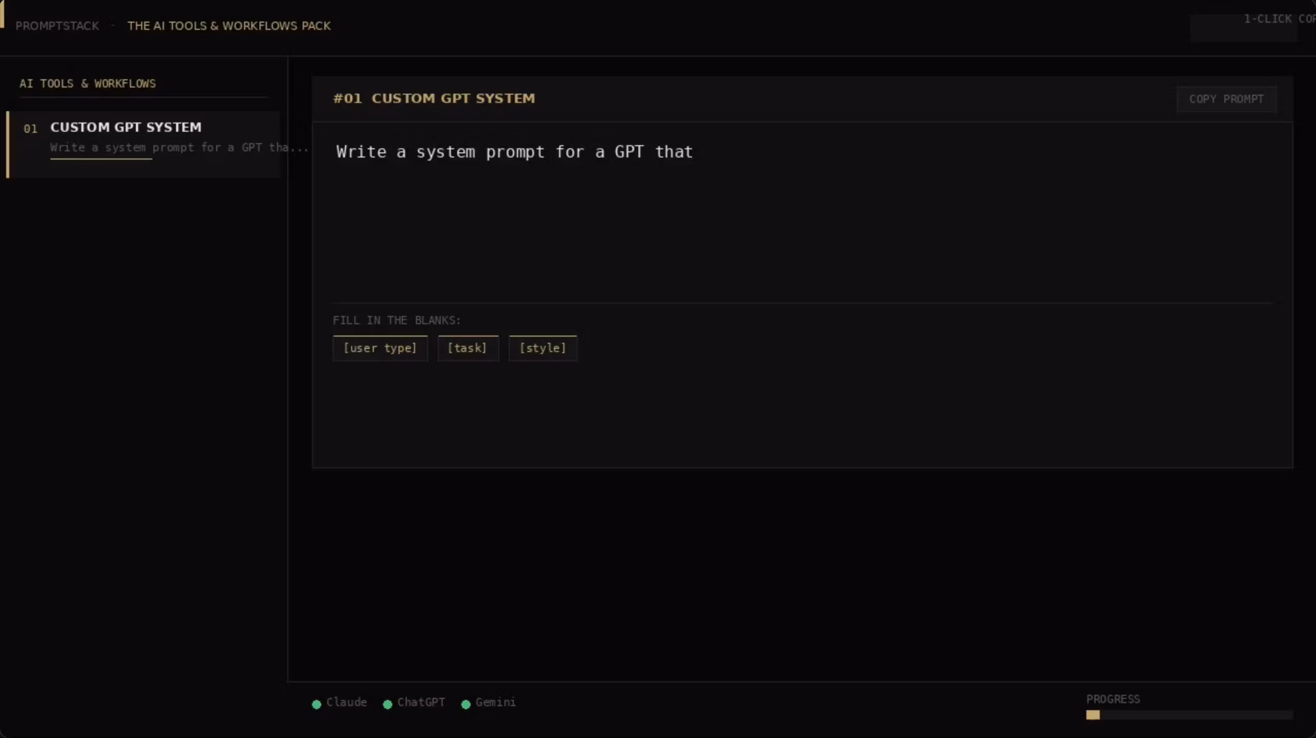 The AI Tools & Workflows Pack