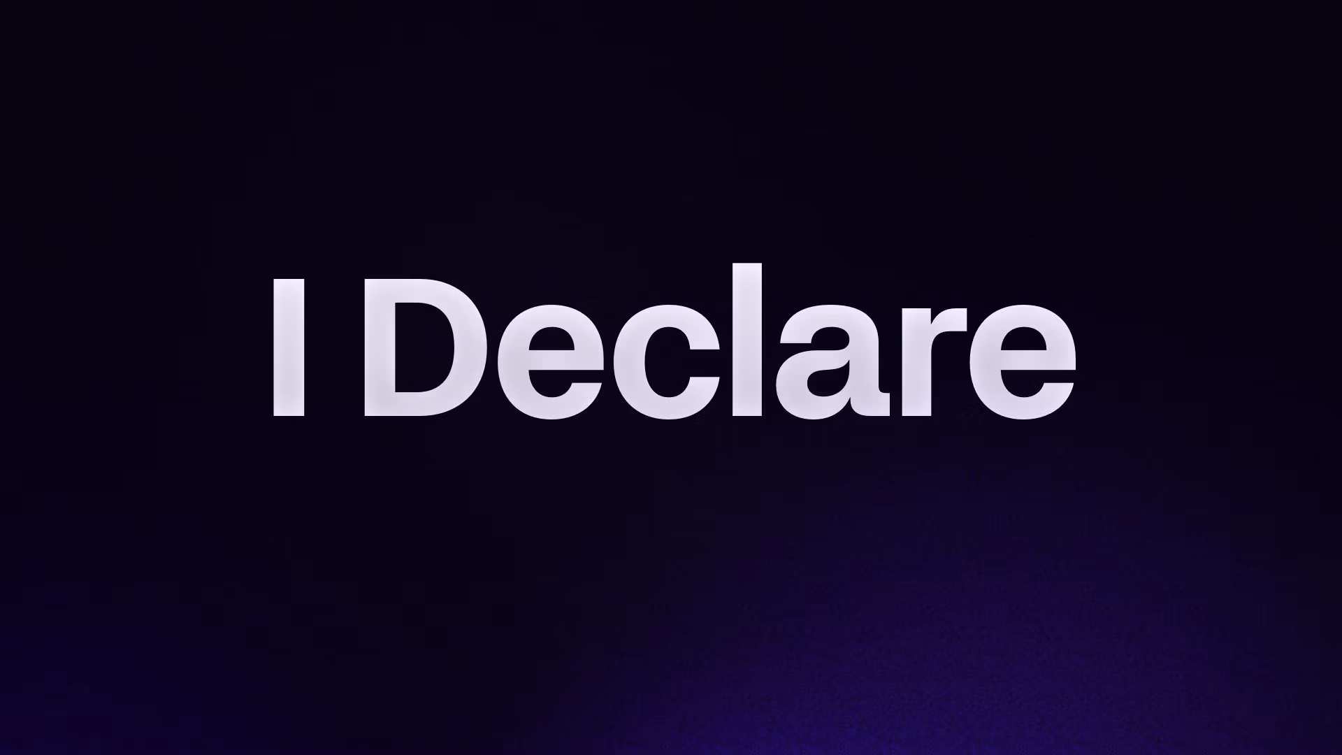 I Declare 