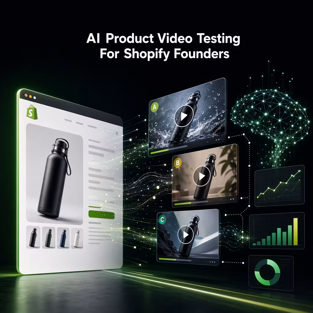 AI Video Testing For Shopify Founders