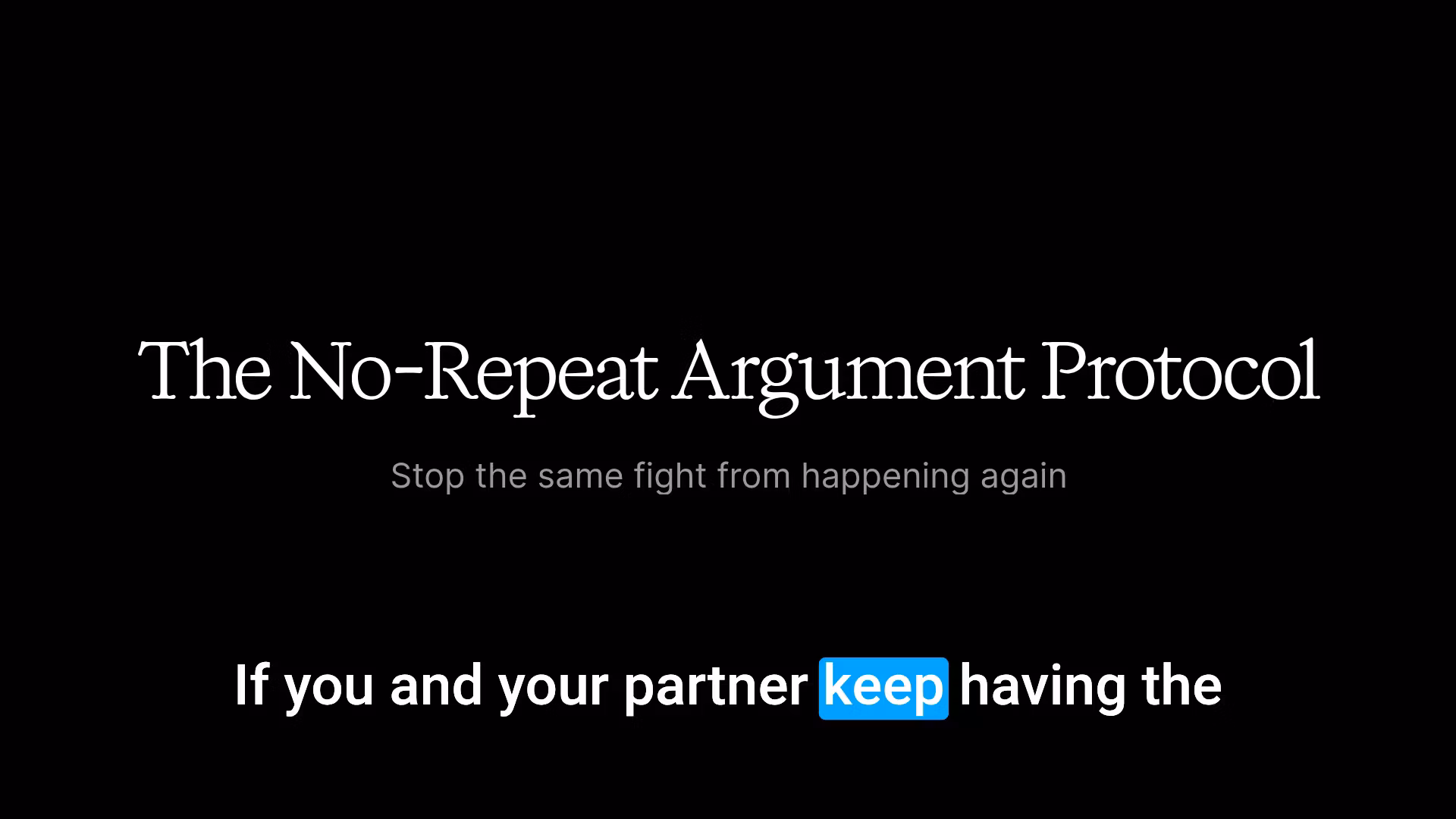 Long Term Couples Resolving Conflicts Without Shutting Down