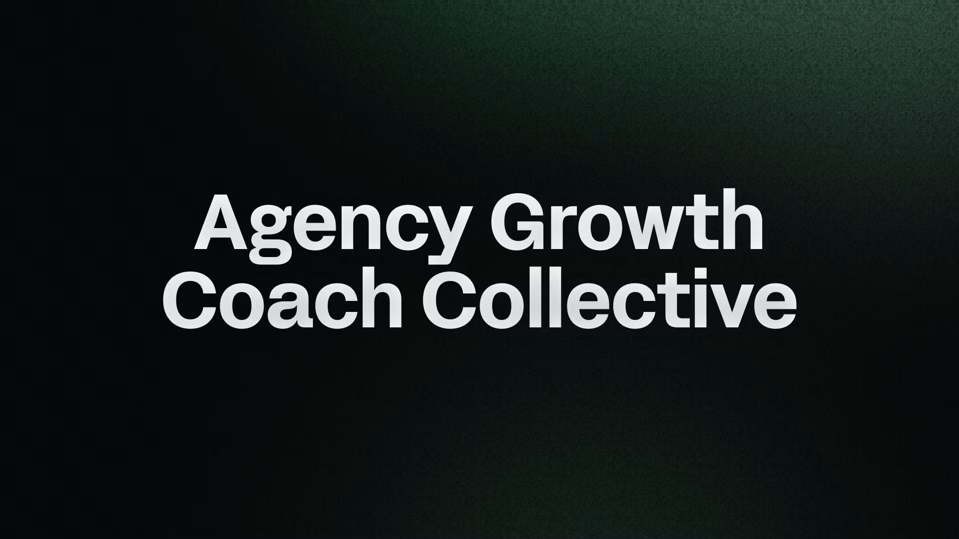 Agency Growth Coach Collective