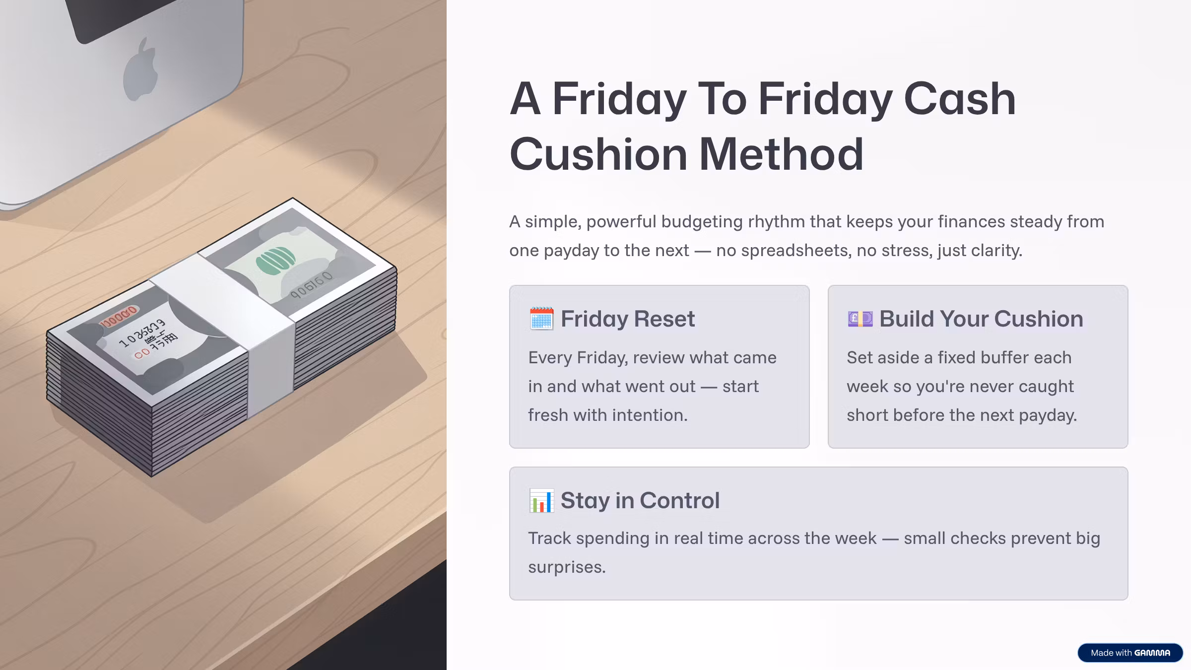 The Friday-to-Friday Cash Cushion Method