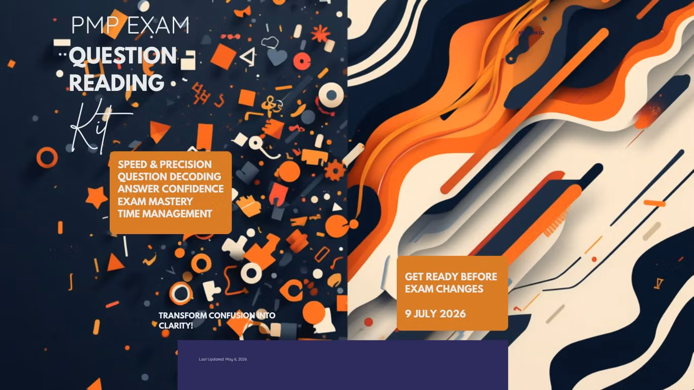 PMP Question Reading Kit — Decode Tricky Wording Faster