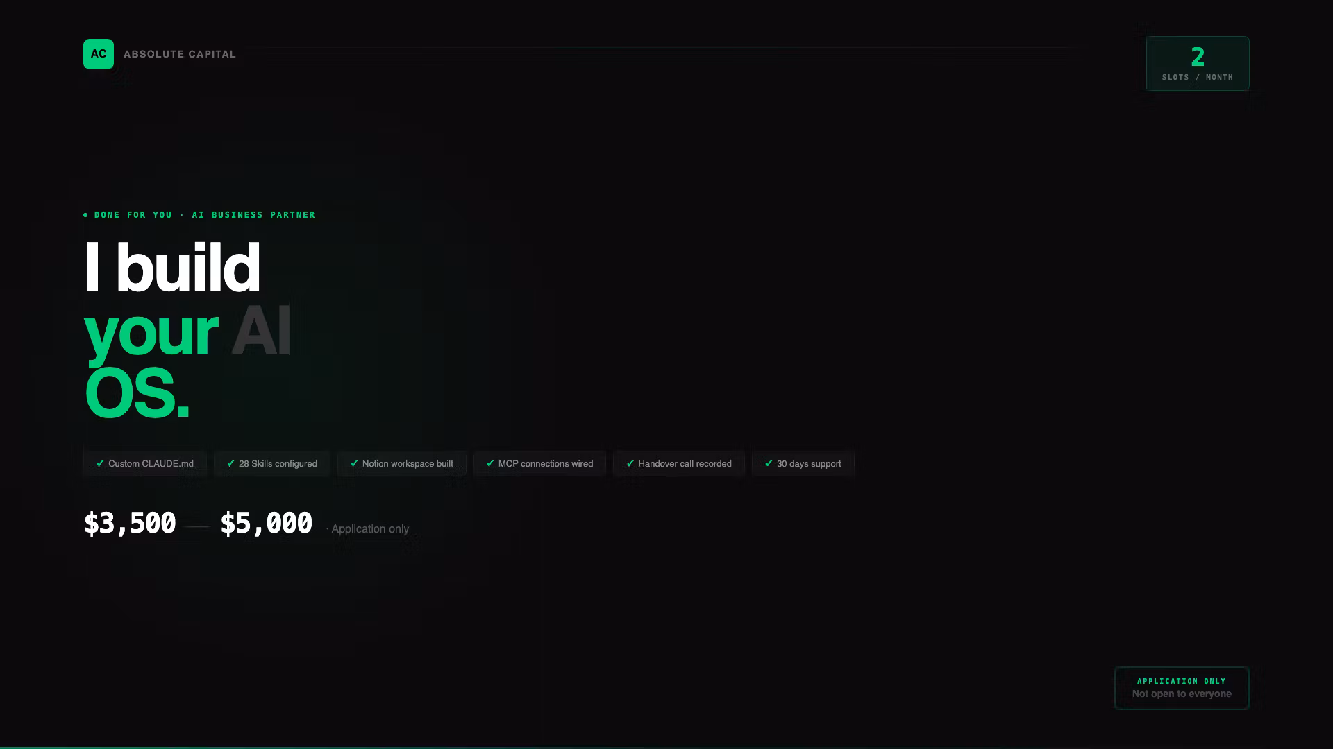 DFY AI Business Partner Application