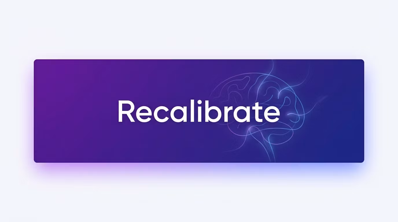 Recalibrate