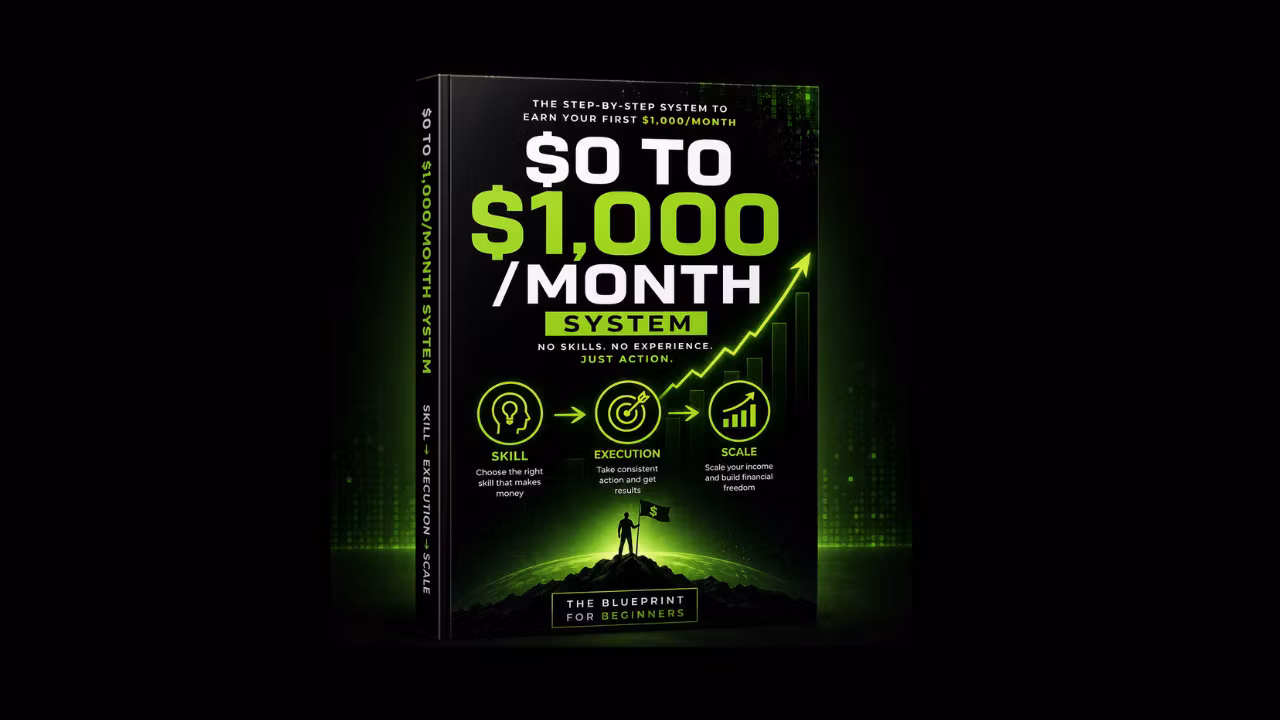 $1,000/Month System (Real Beginner Blueprint)