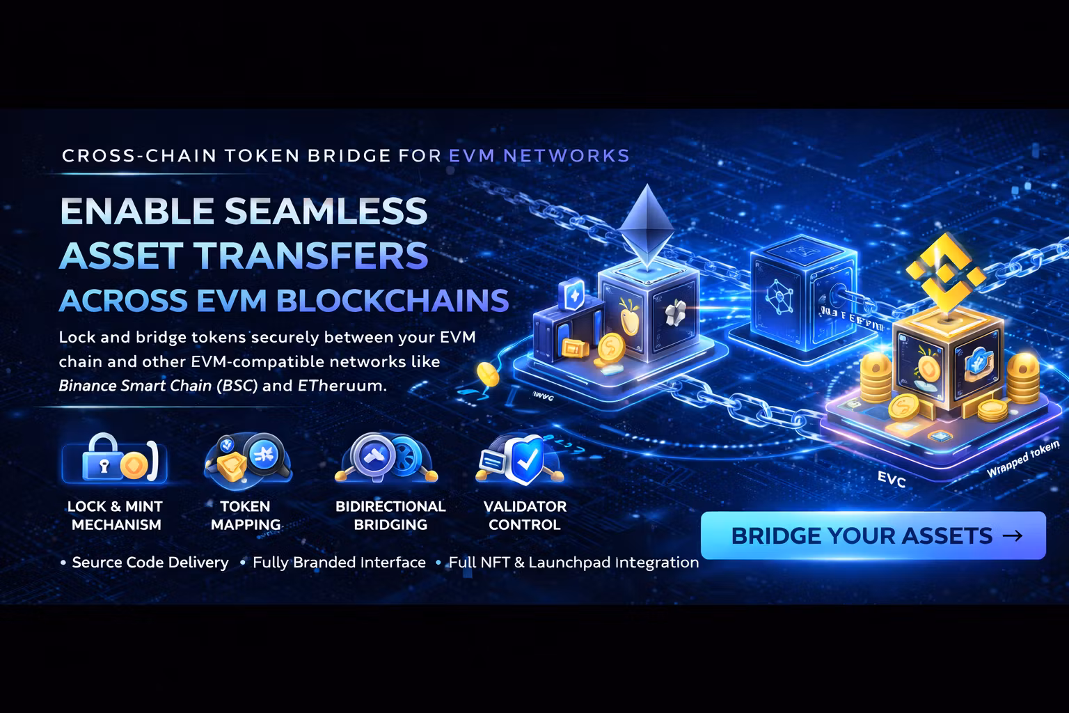 Cross-Chain Token Bridge for EVM Networks