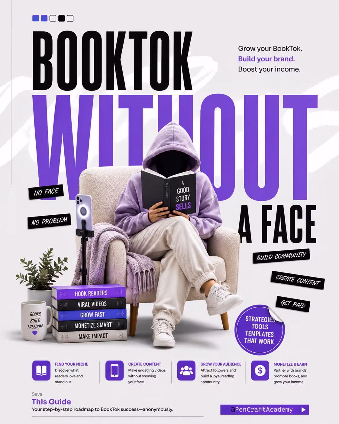 BookTok wihout a Face Playbook 