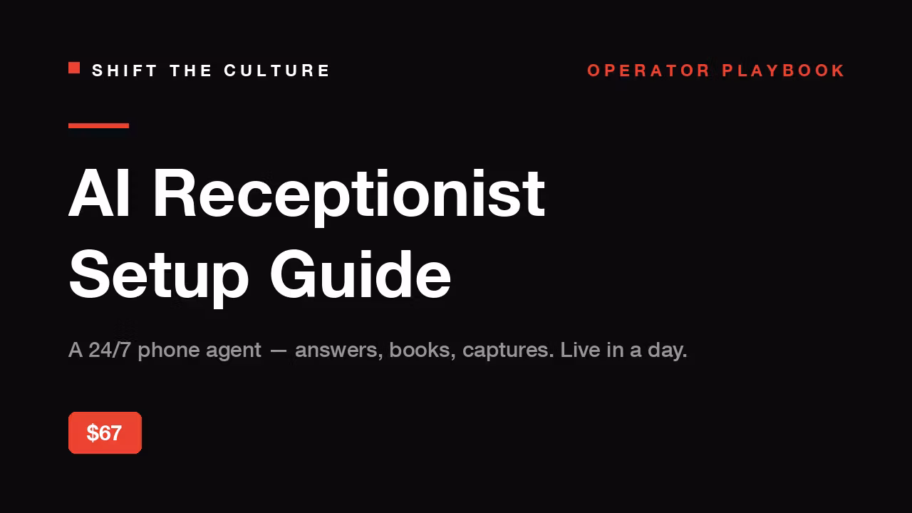 The AI Receptionist Guide