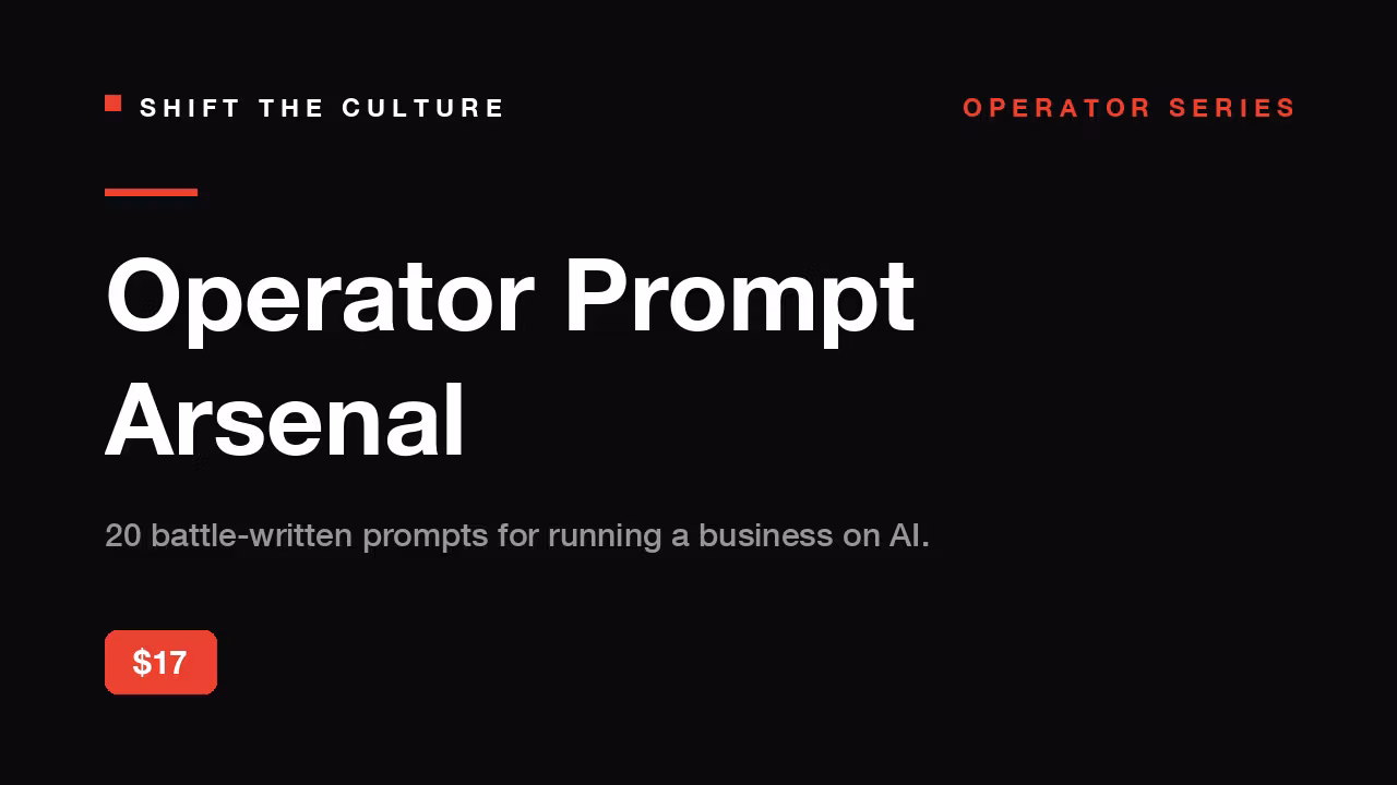 STC Operator Prompt Arsenal