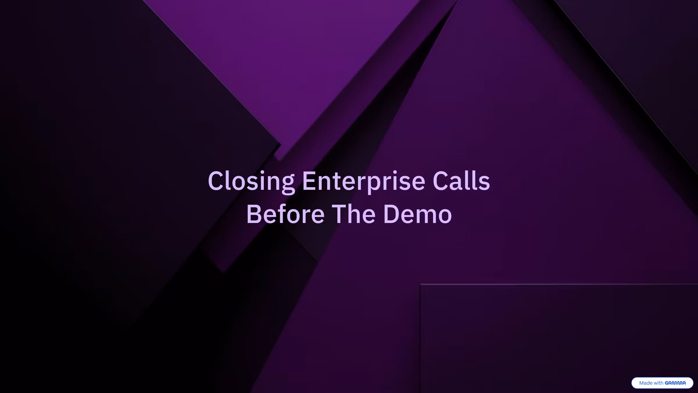 Enterprise Call Mastery